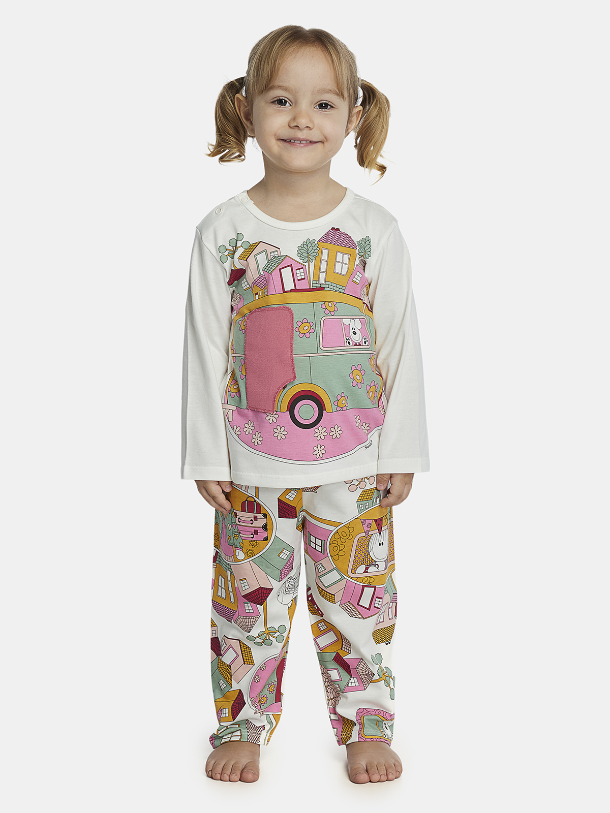 Conjunto camisete e calça algodão