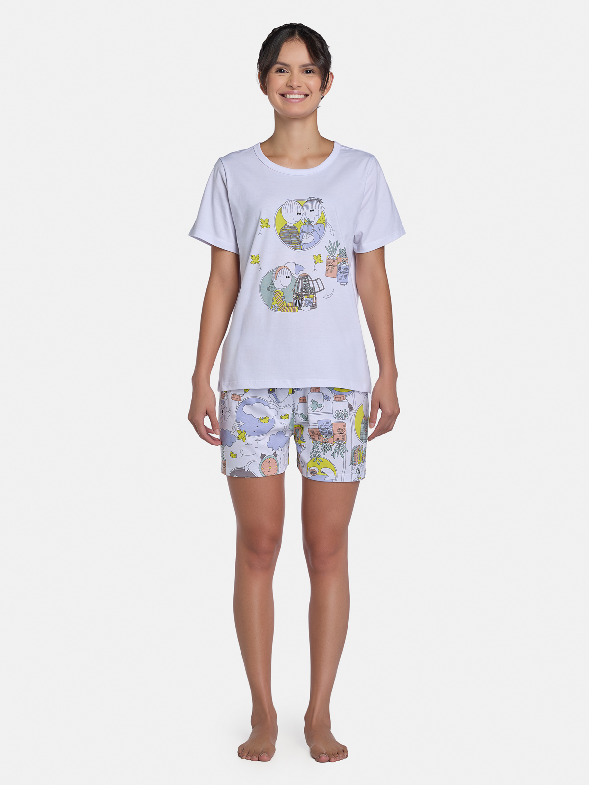 Pijama Camisete e Short