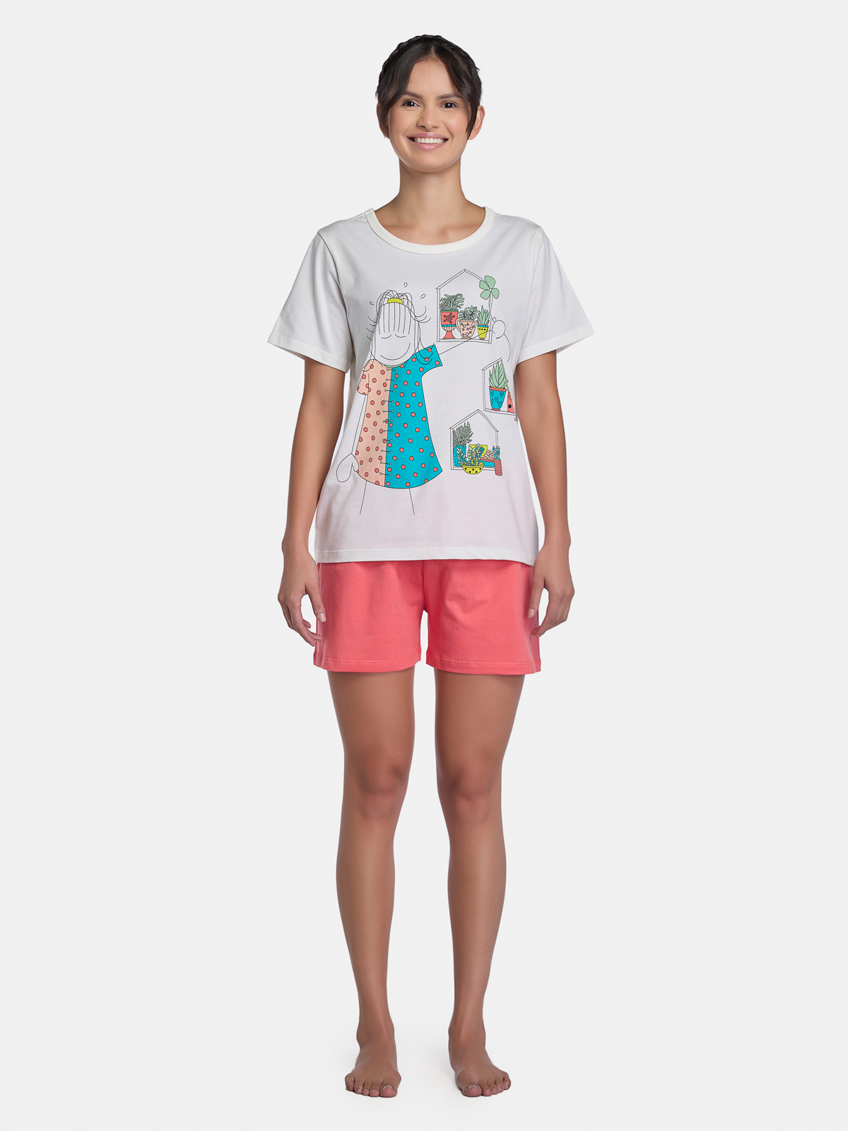 Pijama Camisete e Bermuda