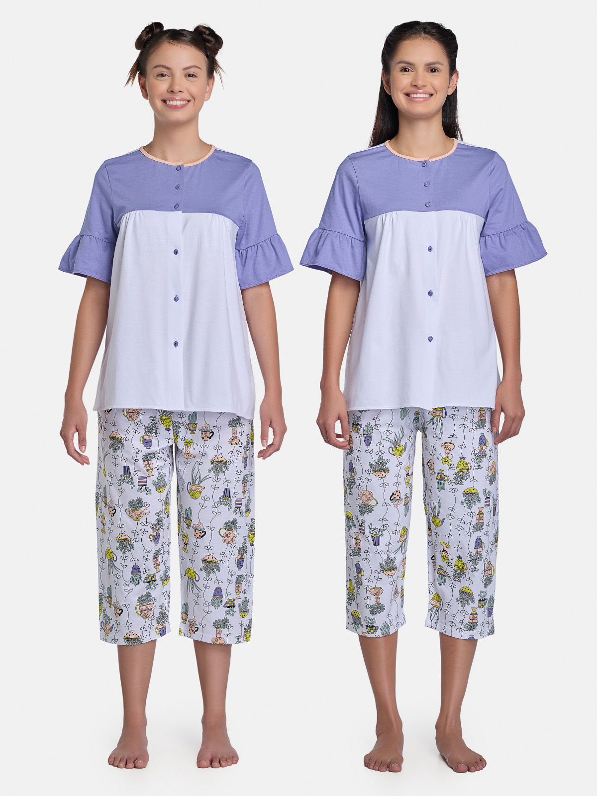Pijama Camisete e Corsário