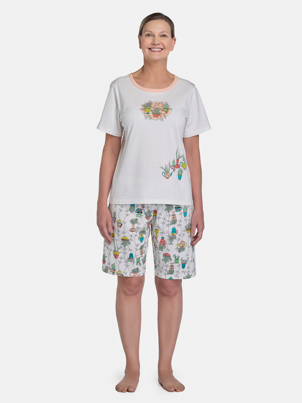 Pijama Camisete e Bermuda