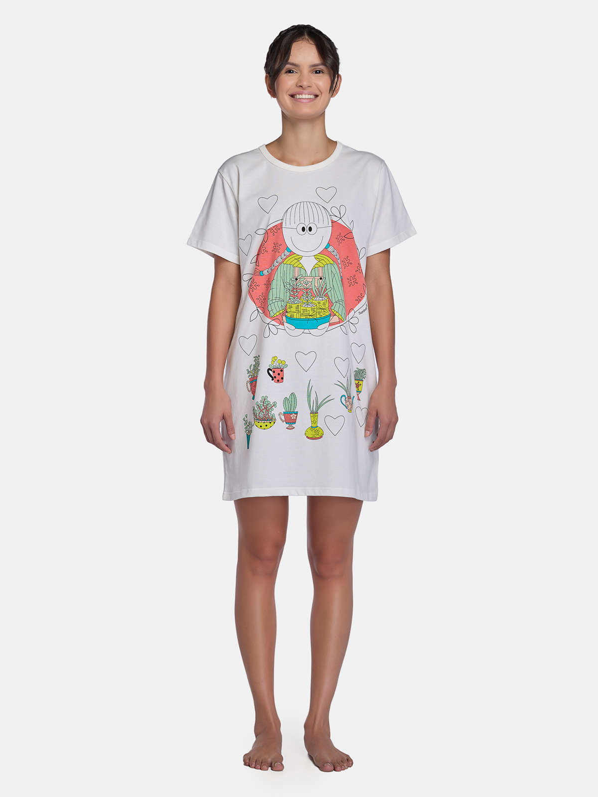 Camisão Manga Curta