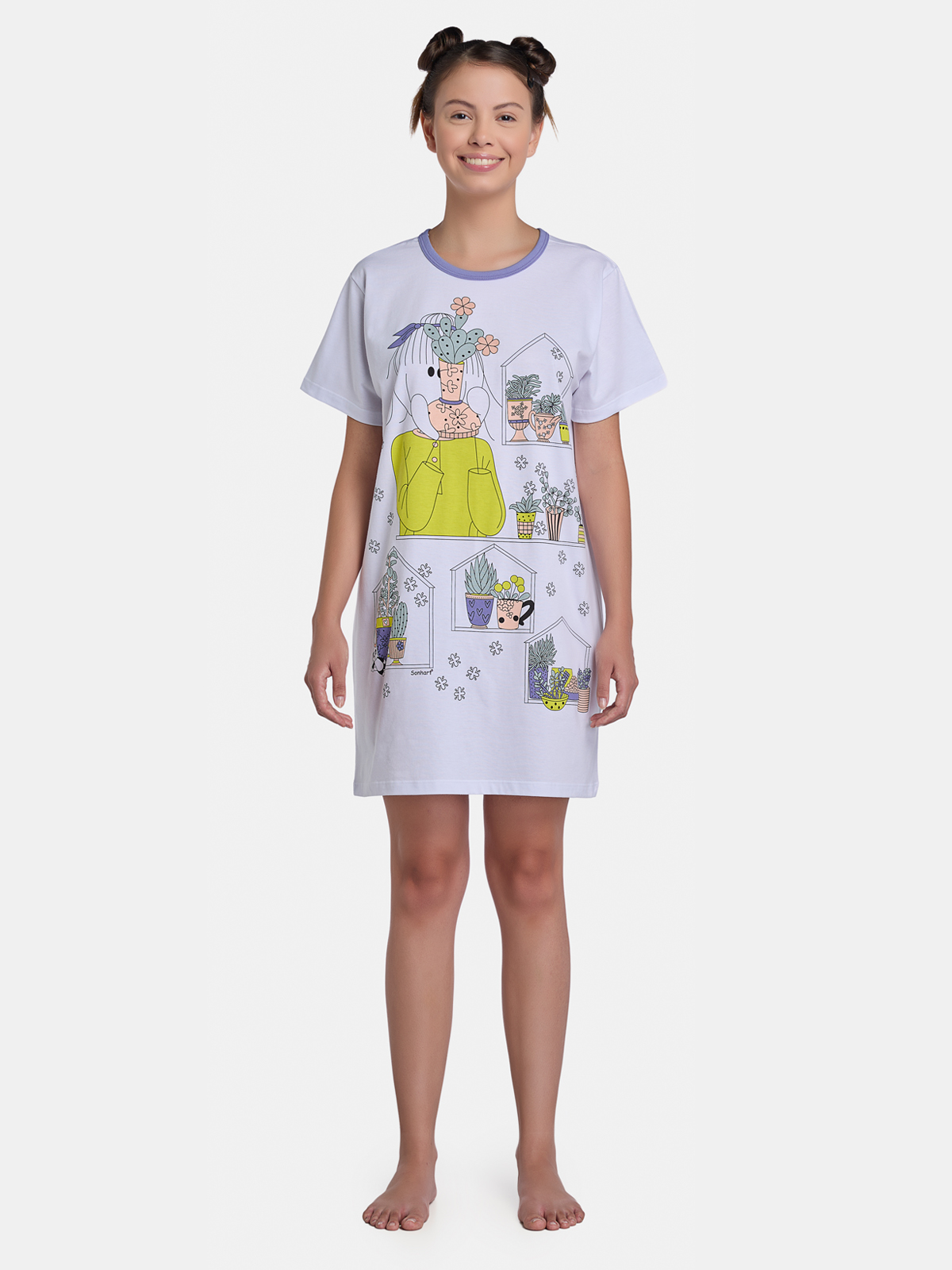 Camisão Manga Curta