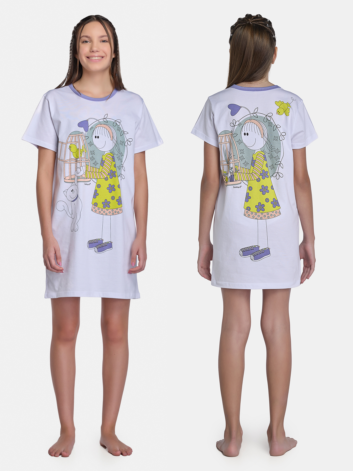 Camisão Manga Curta