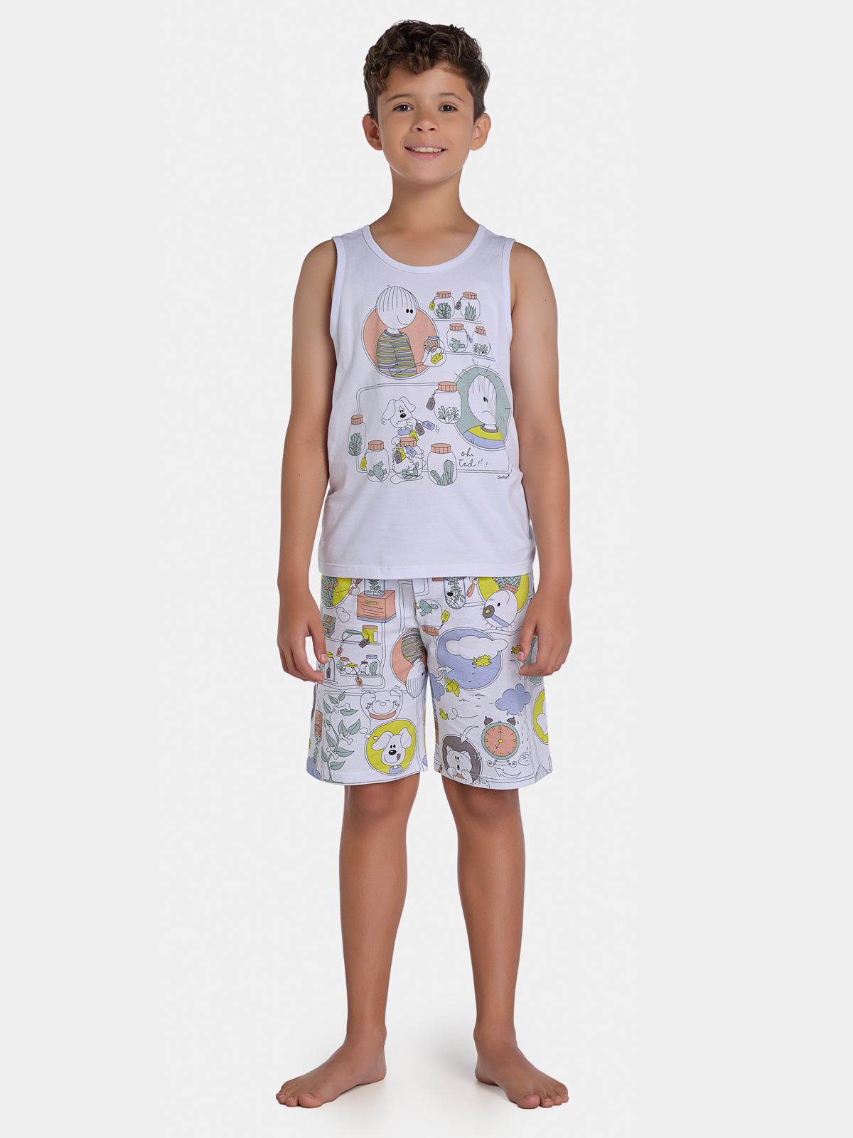 Pijama Regata e Bermuda