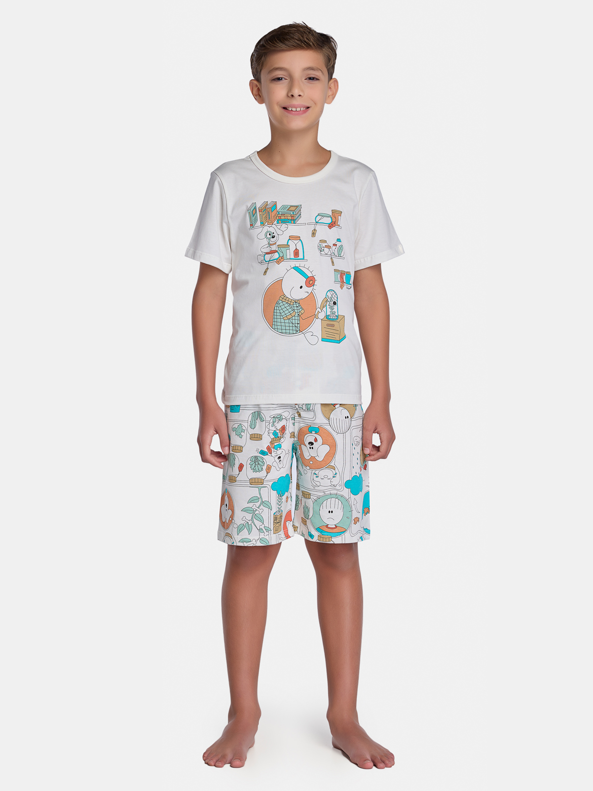 Pijama Camiseta e Bermuda