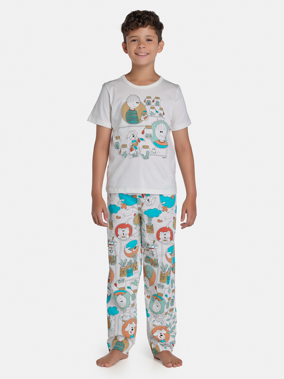 Pijama Camiseta e Calça