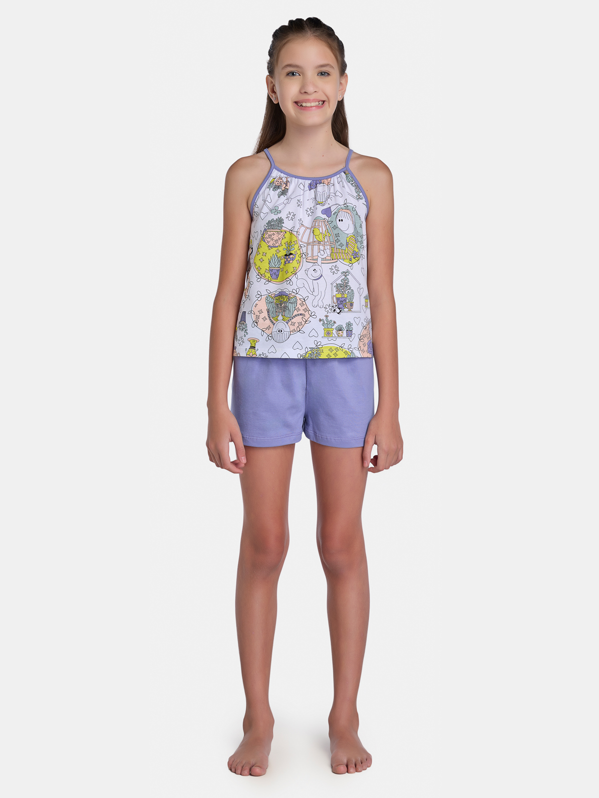 Pijama Alça e Short