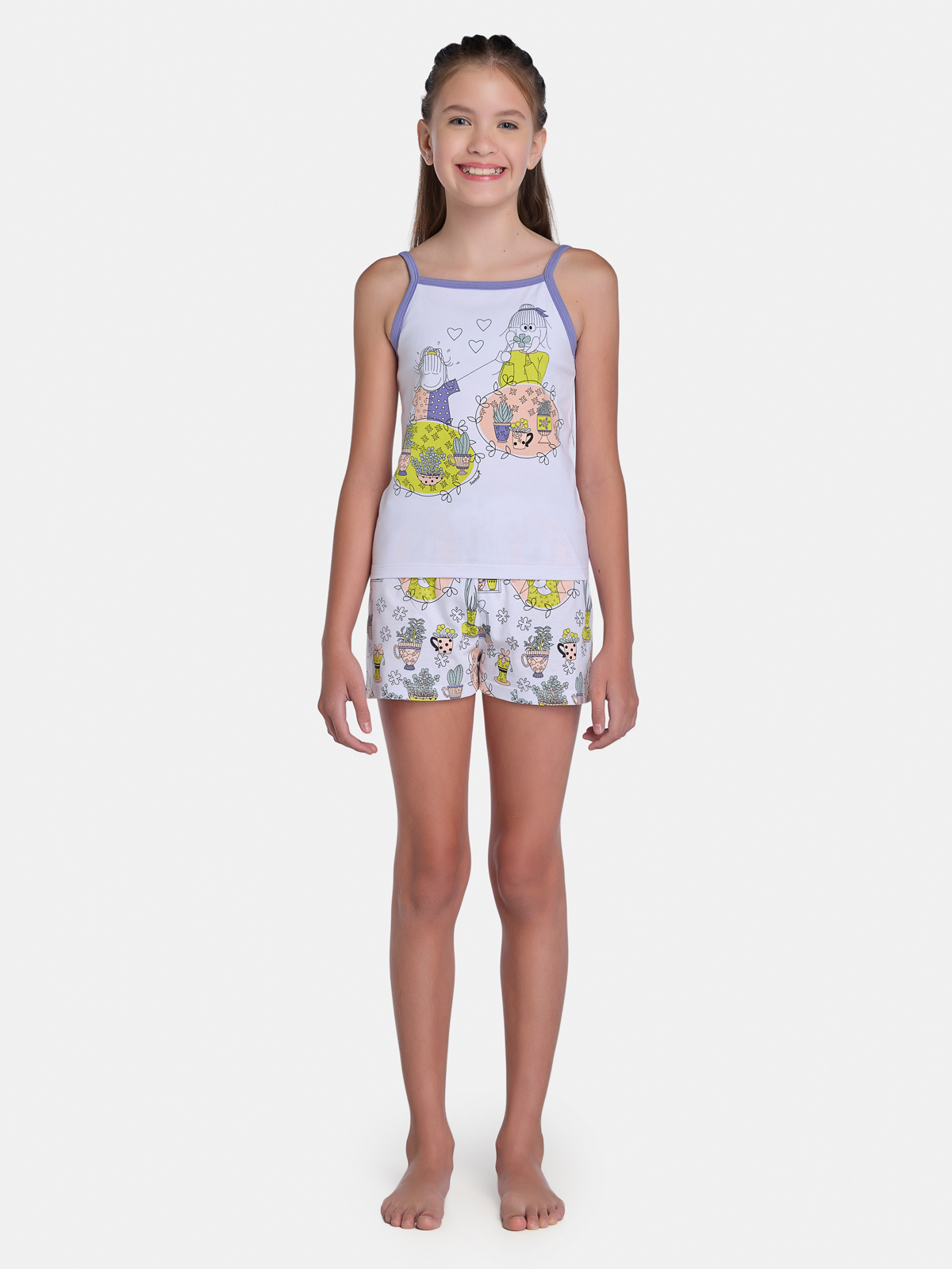 Pijama Alça e Short
