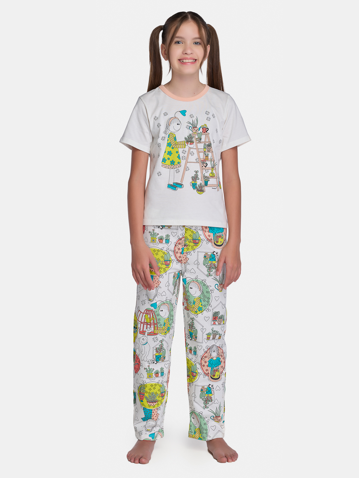 Pijama Camisete e Calça