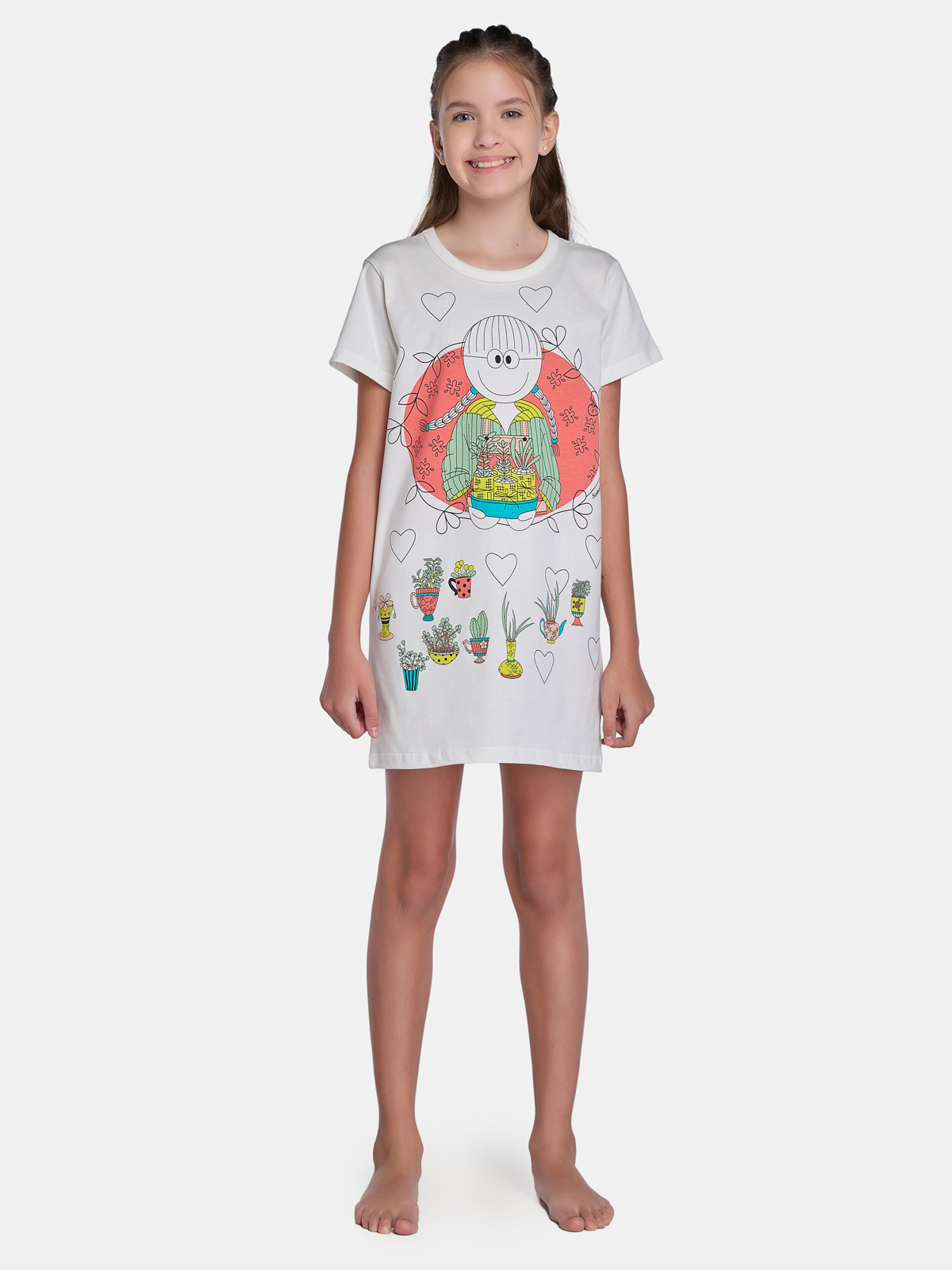 Camisão Manga Curta