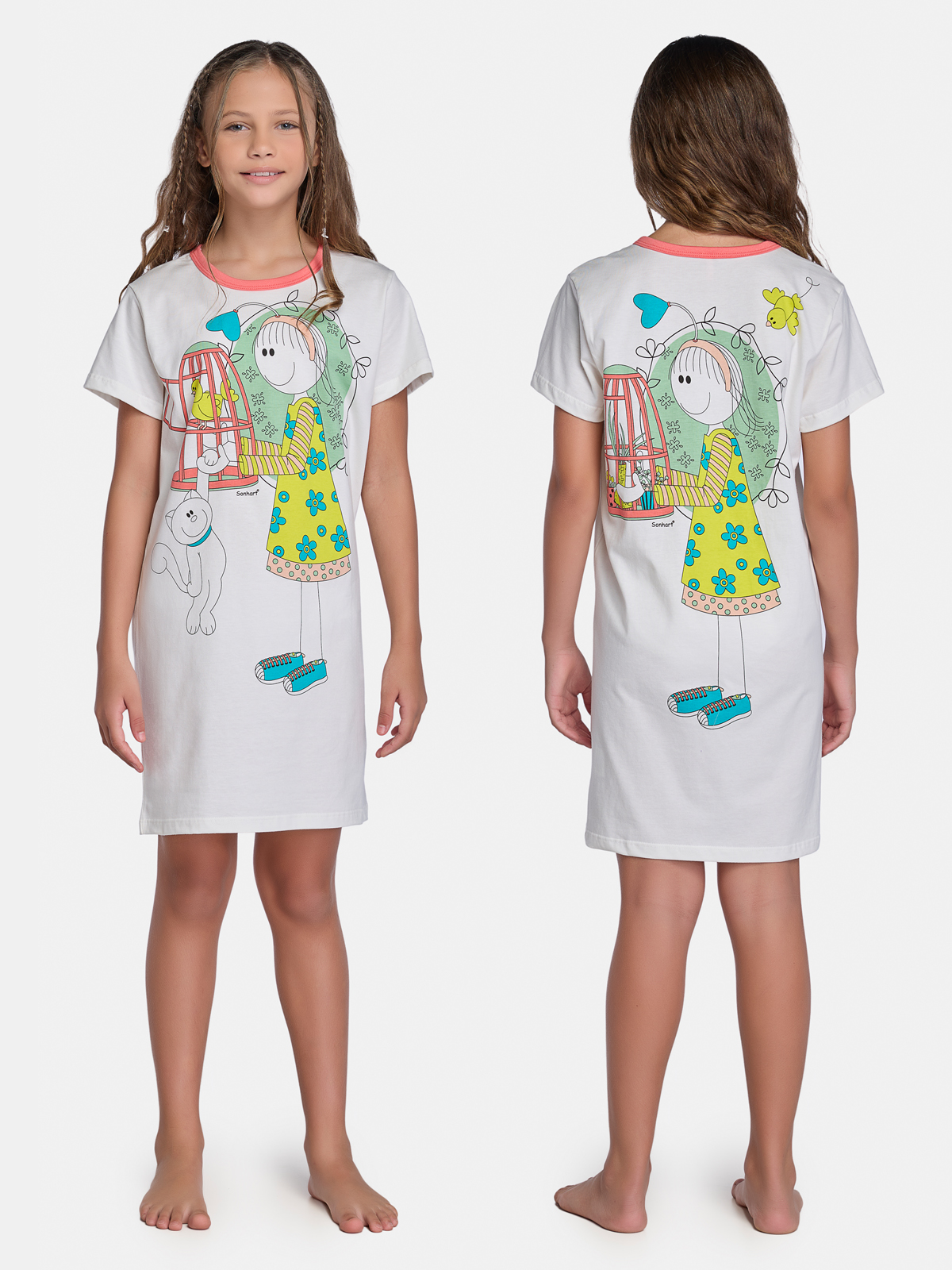 Camisão Manga Curta