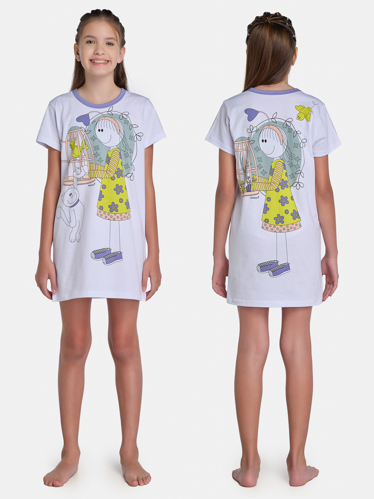 Camisão Manga Curta