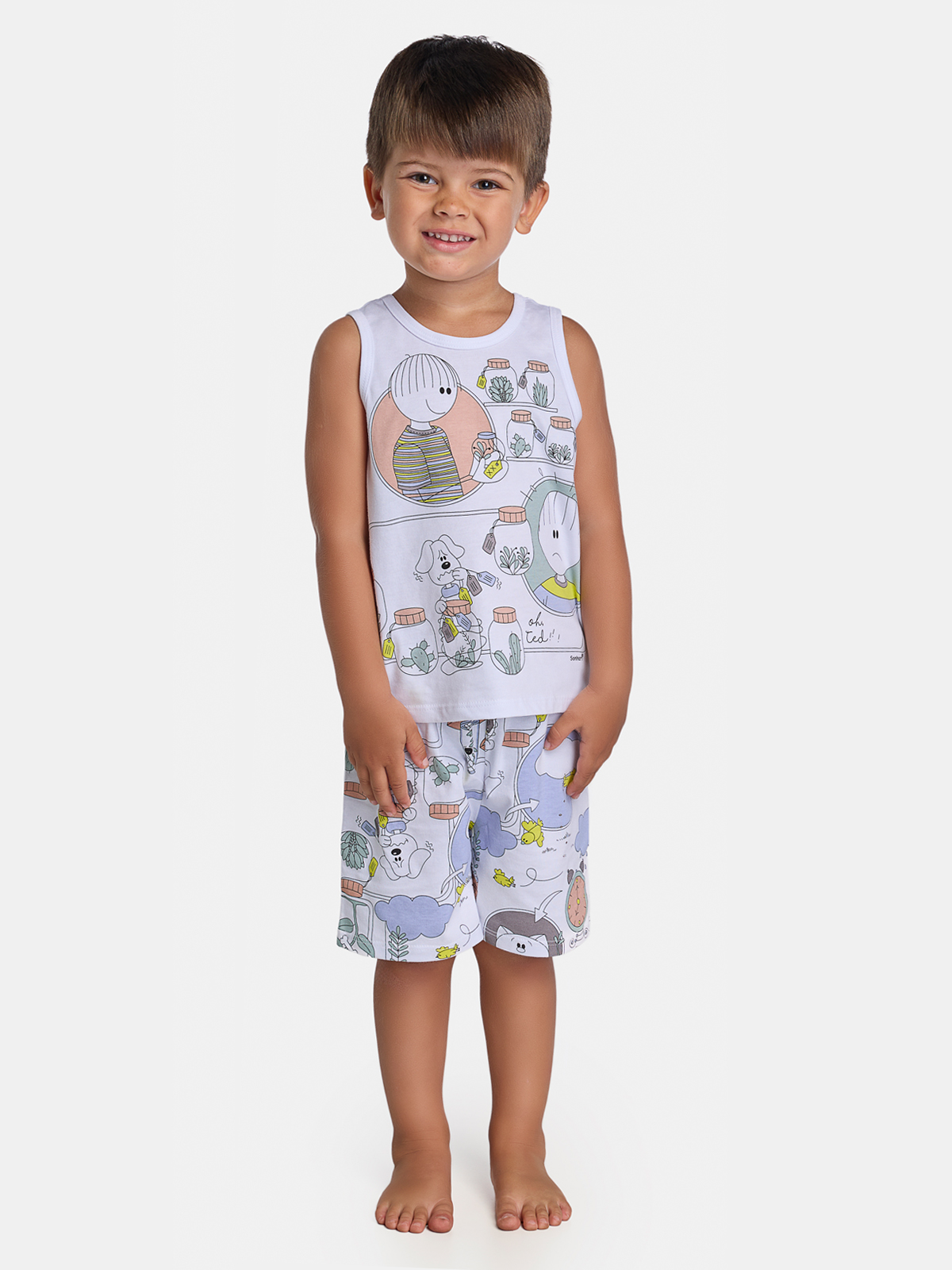 Pijama Regata e Bermuda