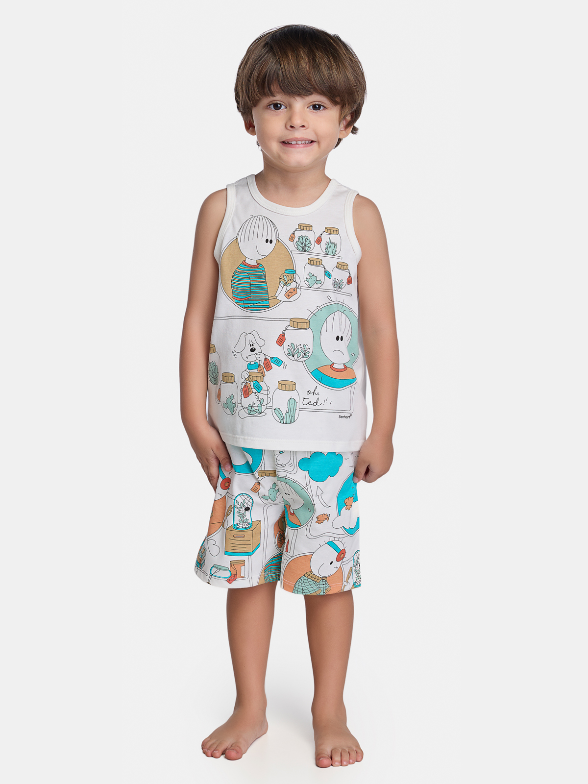 Pijama Regata e Bermuda