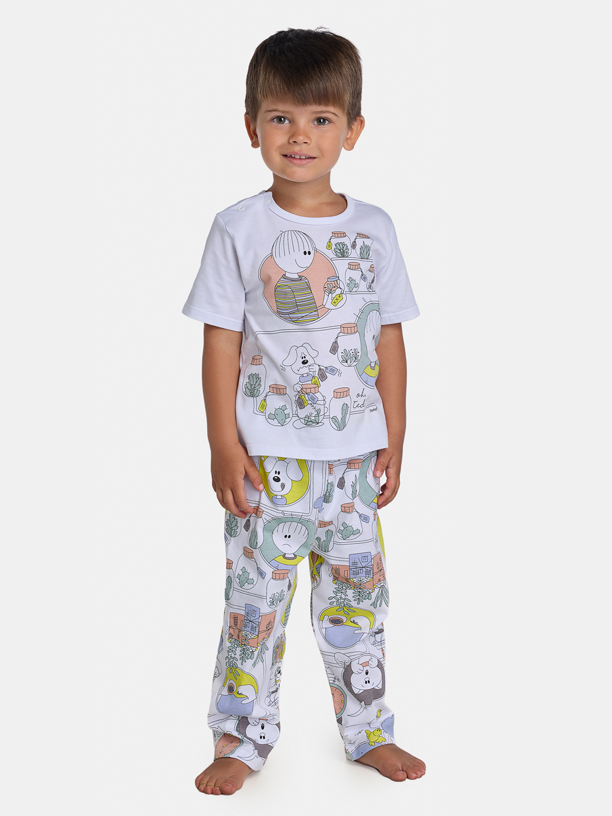 Pijama Camiseta e Calça