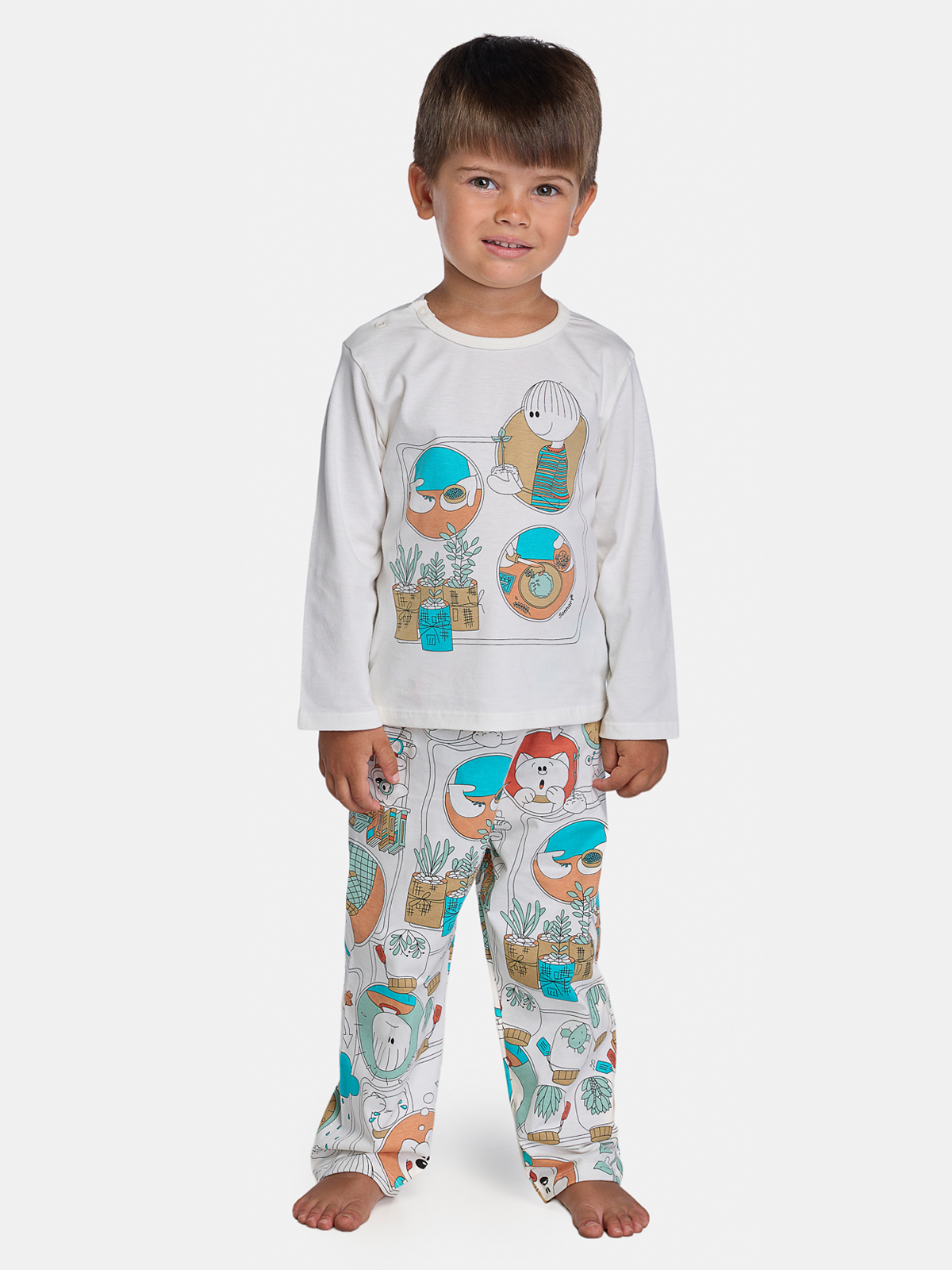Pijama Manga Longa e Calça