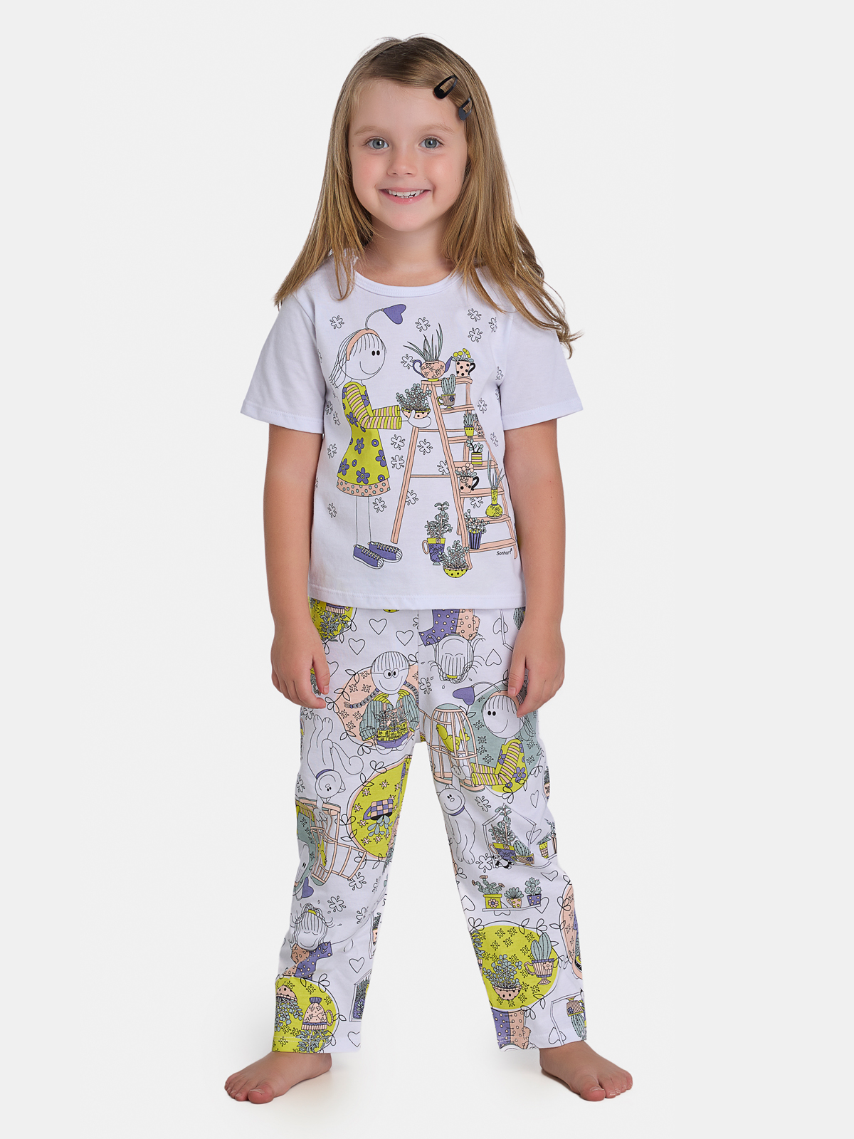 Pijama Camisete e Calça