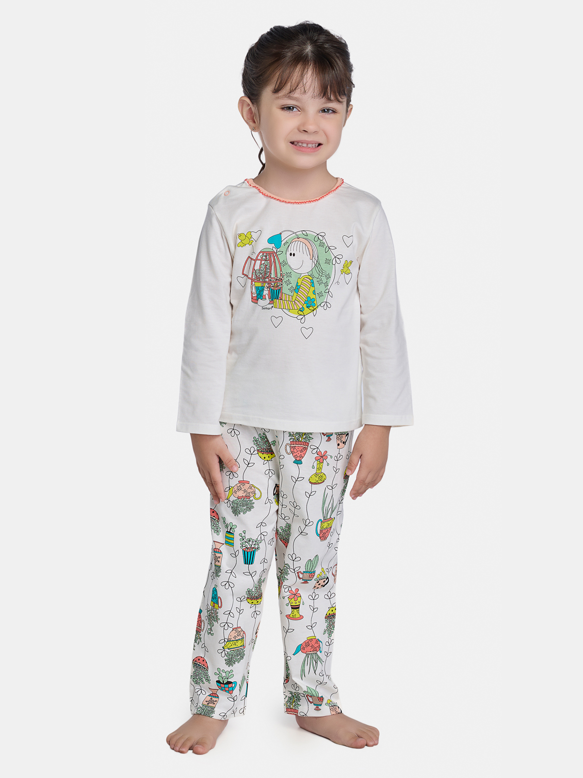 Pijama Camisete e Calça