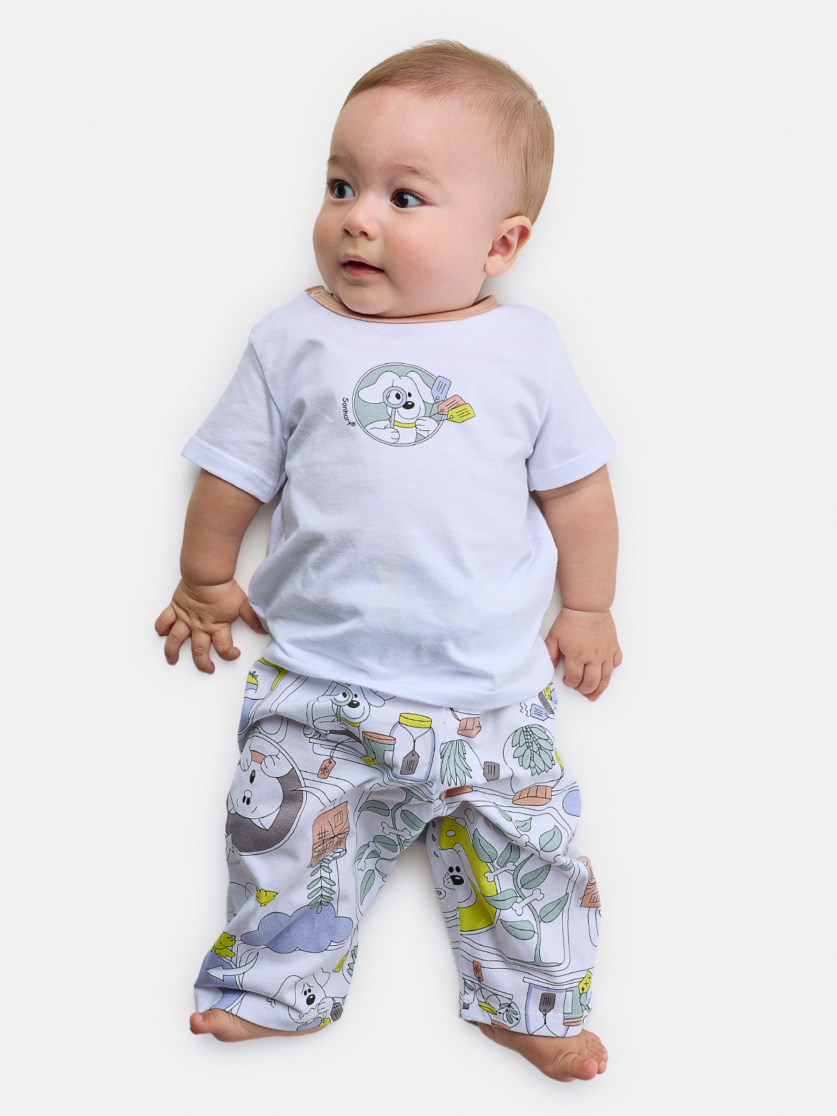 Pijama Camisete e Calça