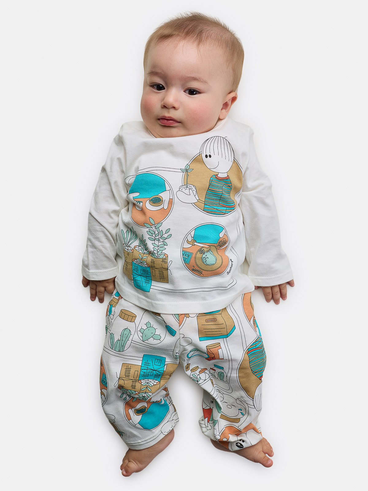 Pijama Manga Longa e Calça