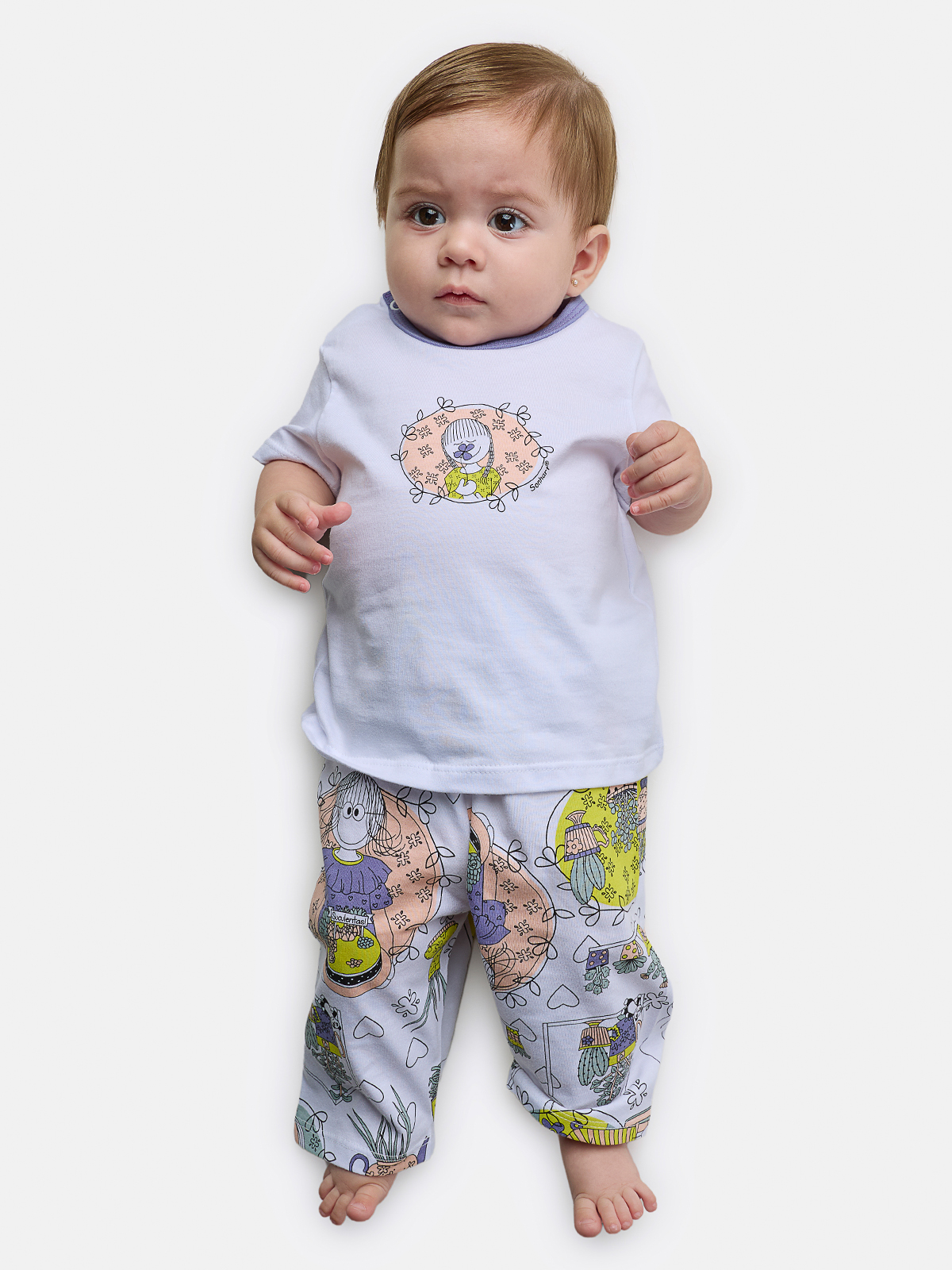 Pijama Camisete e Calça