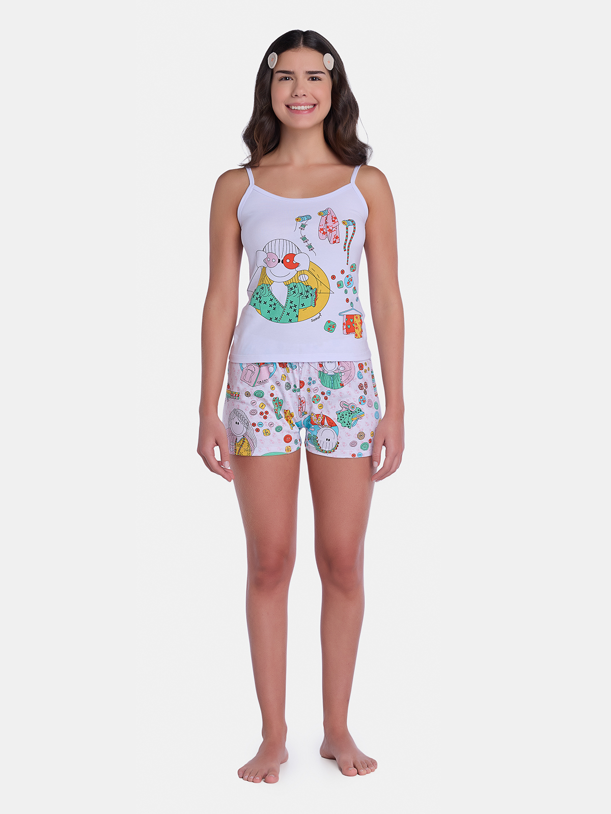 Pijama Alça e Short