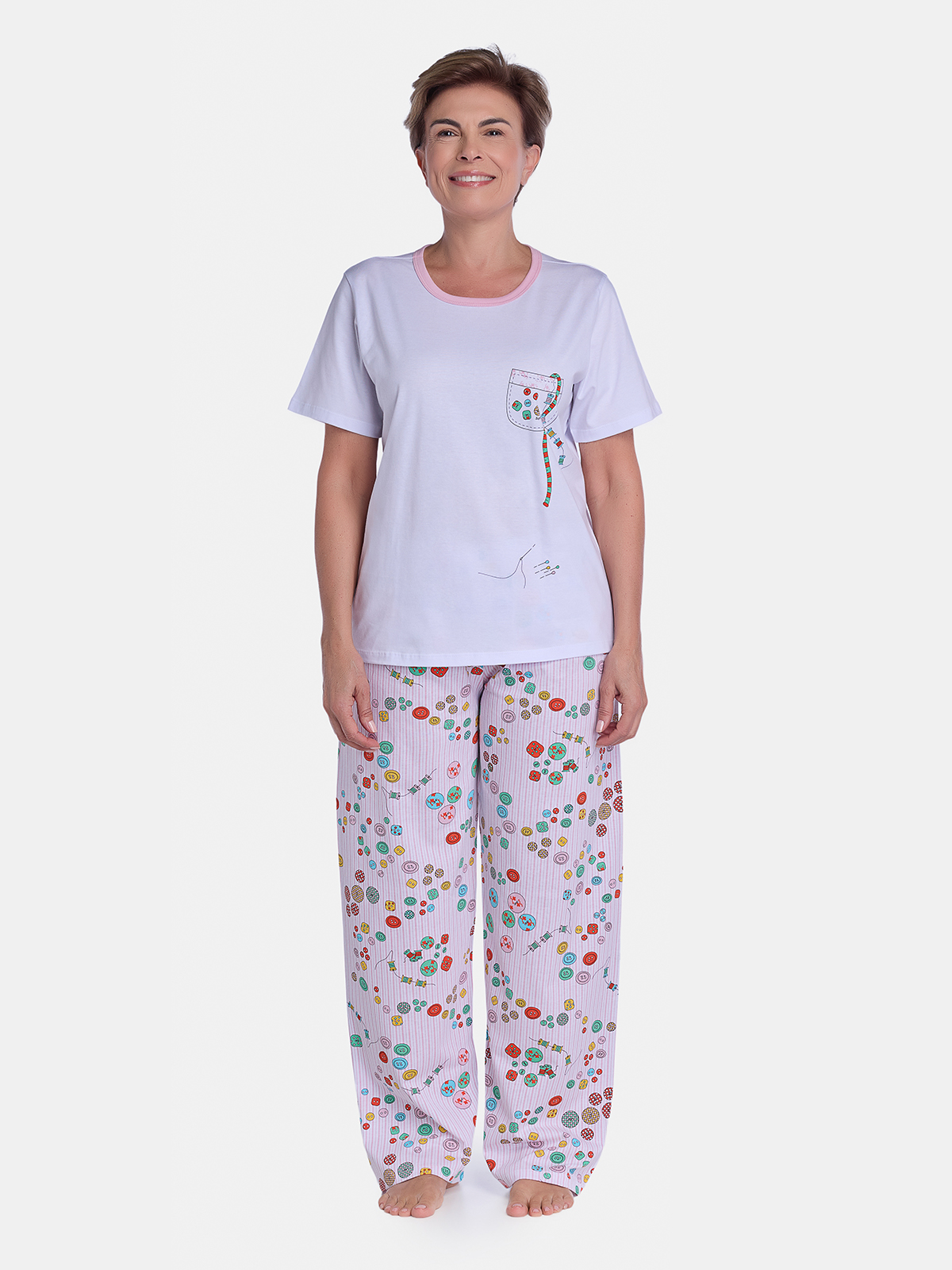 Pijama Camisete e Calça