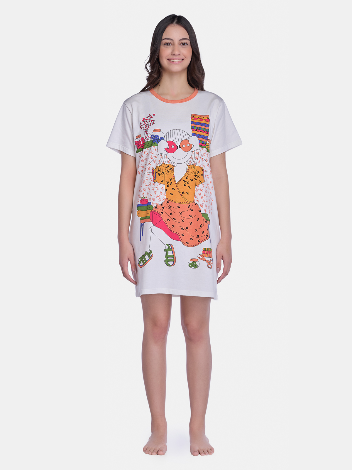 Camisão Manga Curta