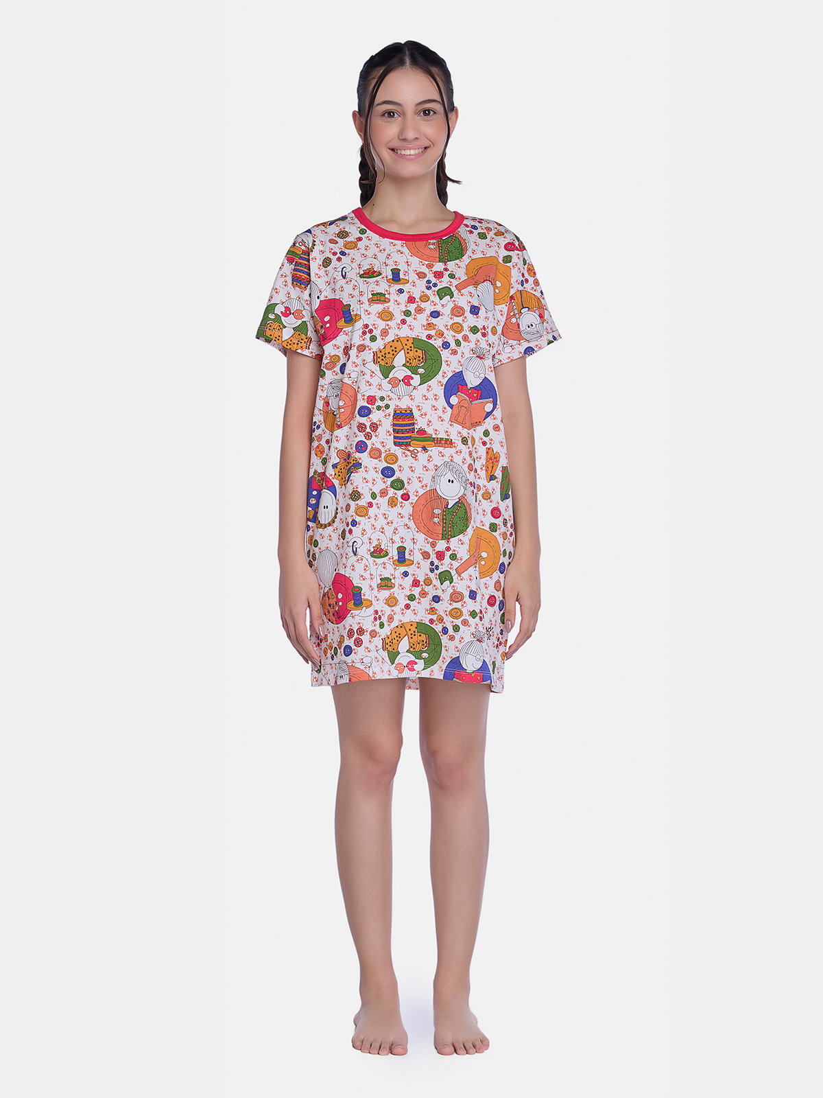 Camisão Manga Curta