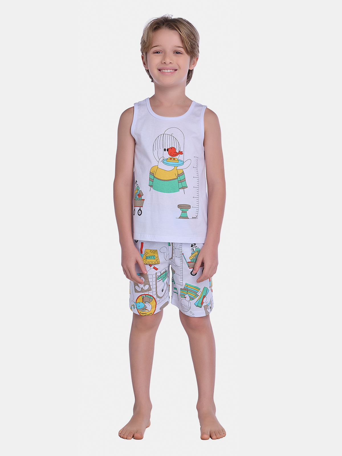Pijama Regata e Bermuda