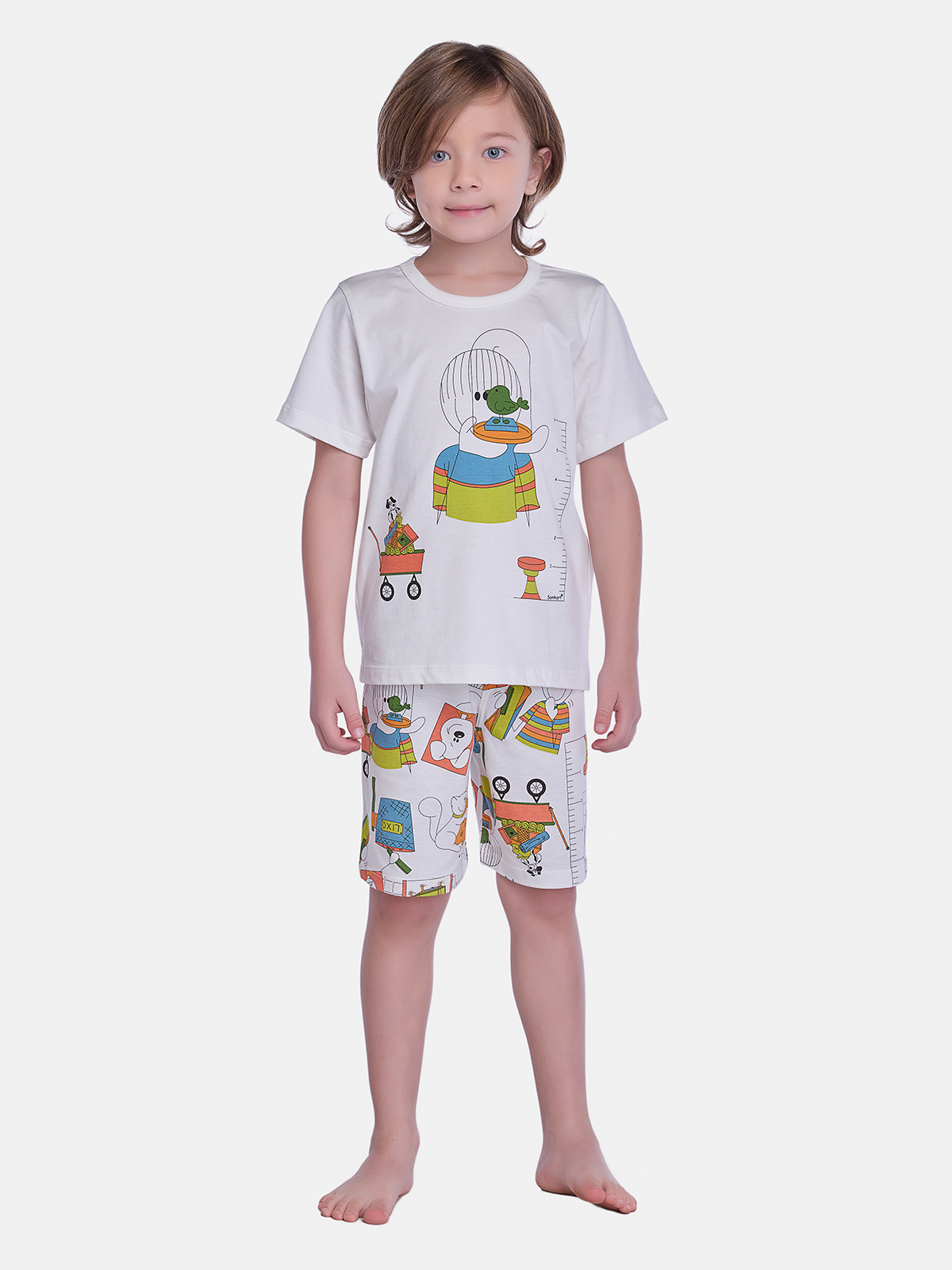 Pijama Camiseta e Bermuda