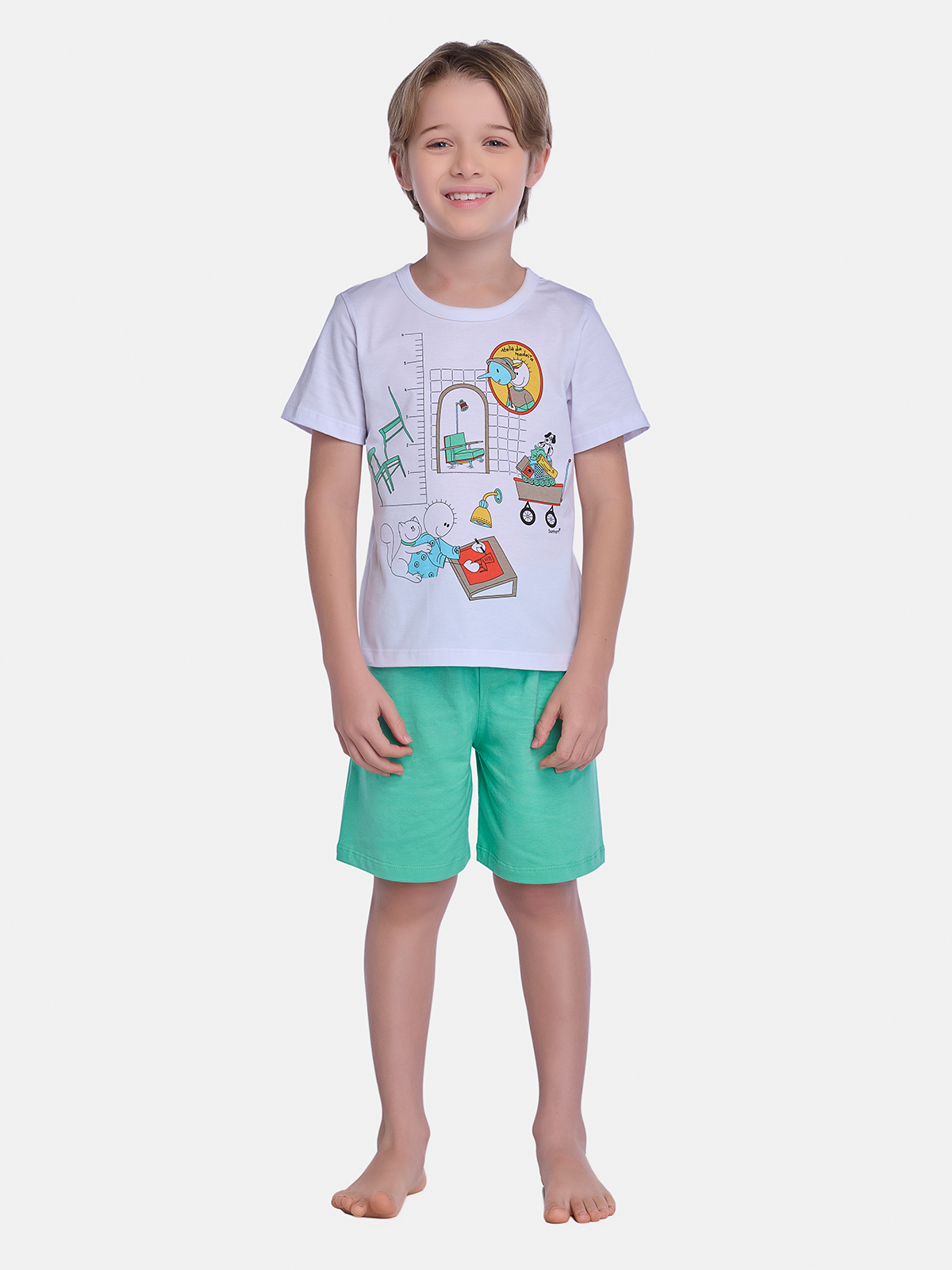 Pijama Camiseta e Bermuda