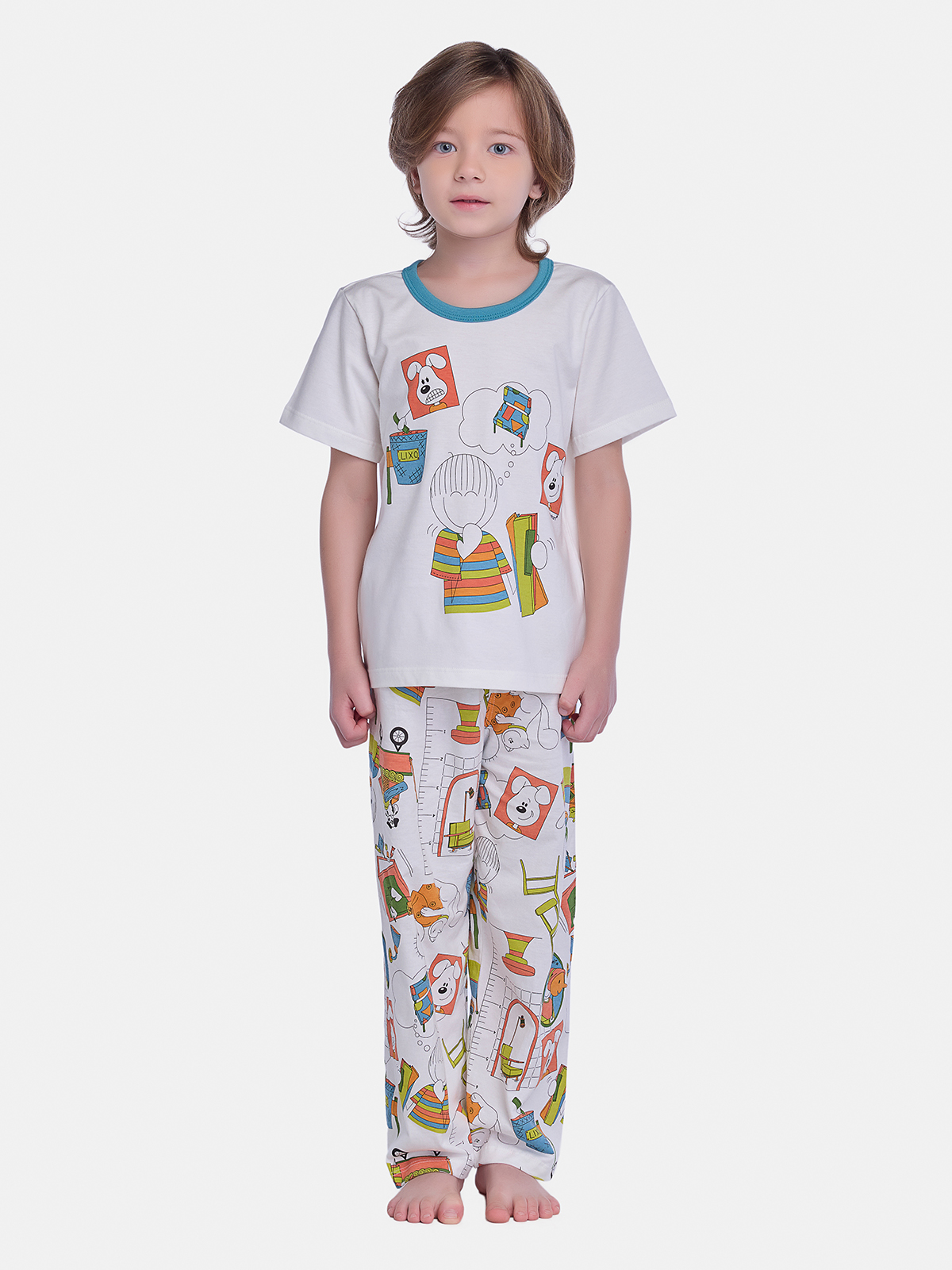 Pijama Camiseta e Calça