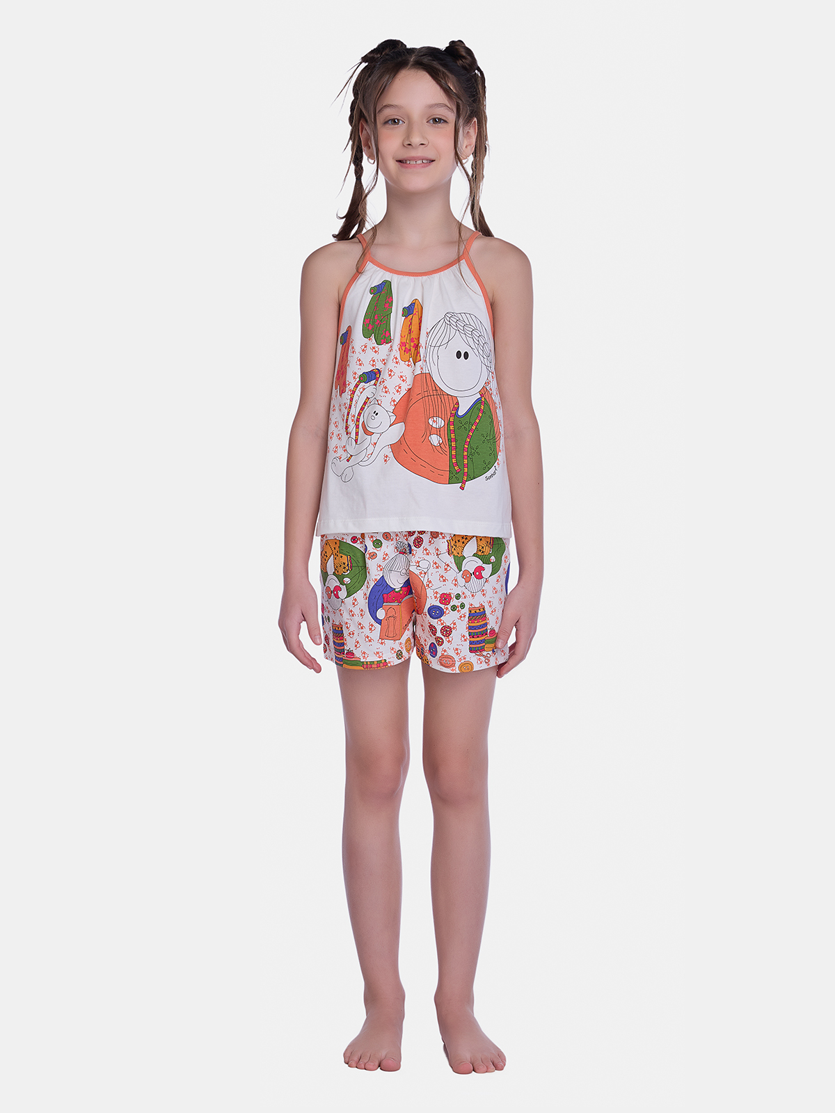 Pijama Alça e Short
