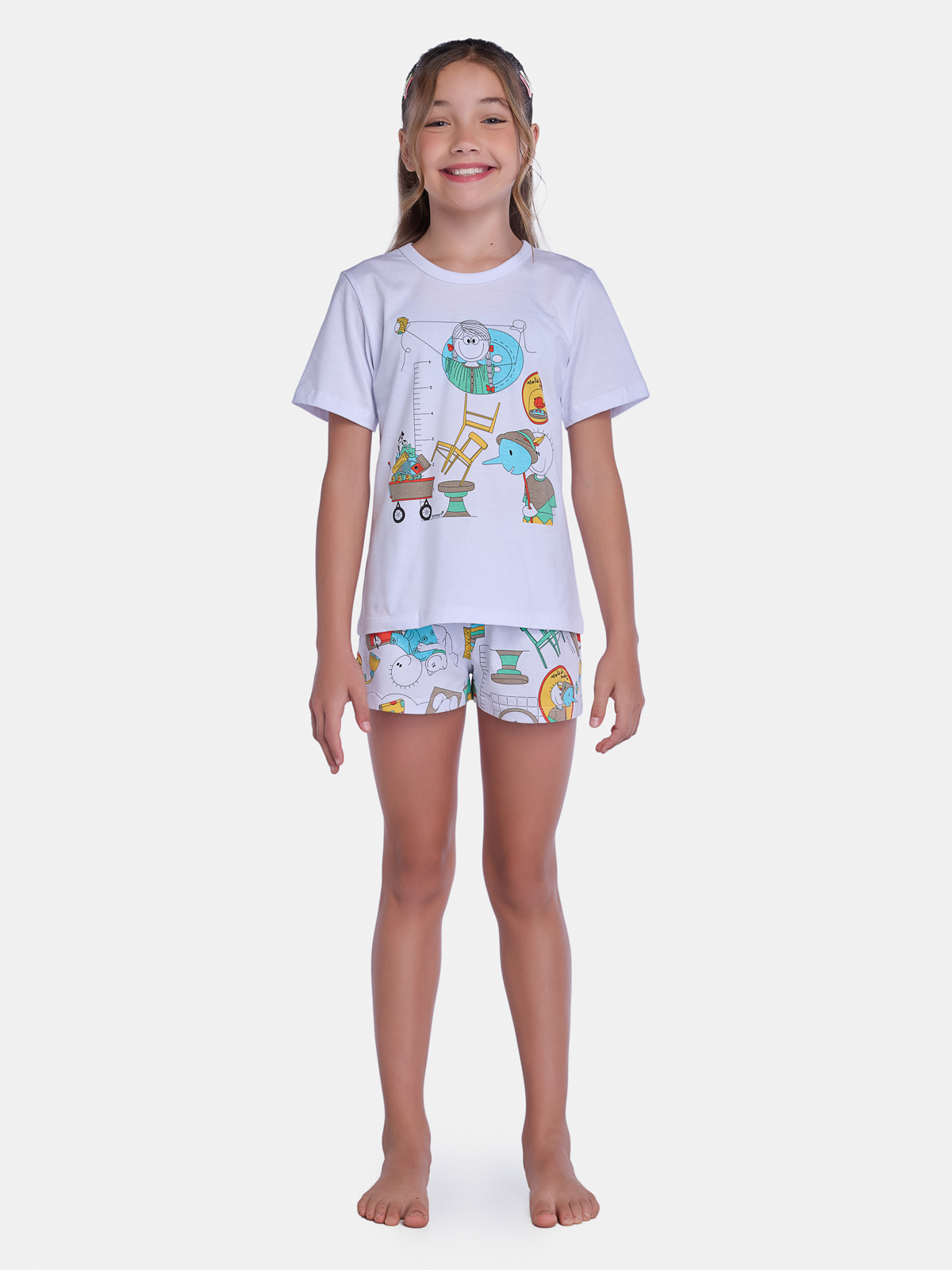 Pijama Camisete e Short