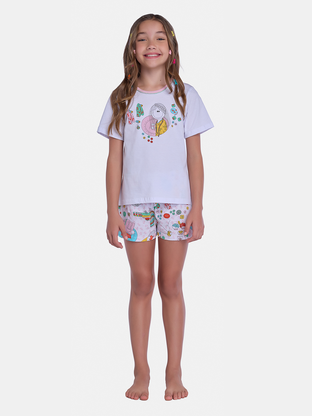 Pijama Camisete e Short