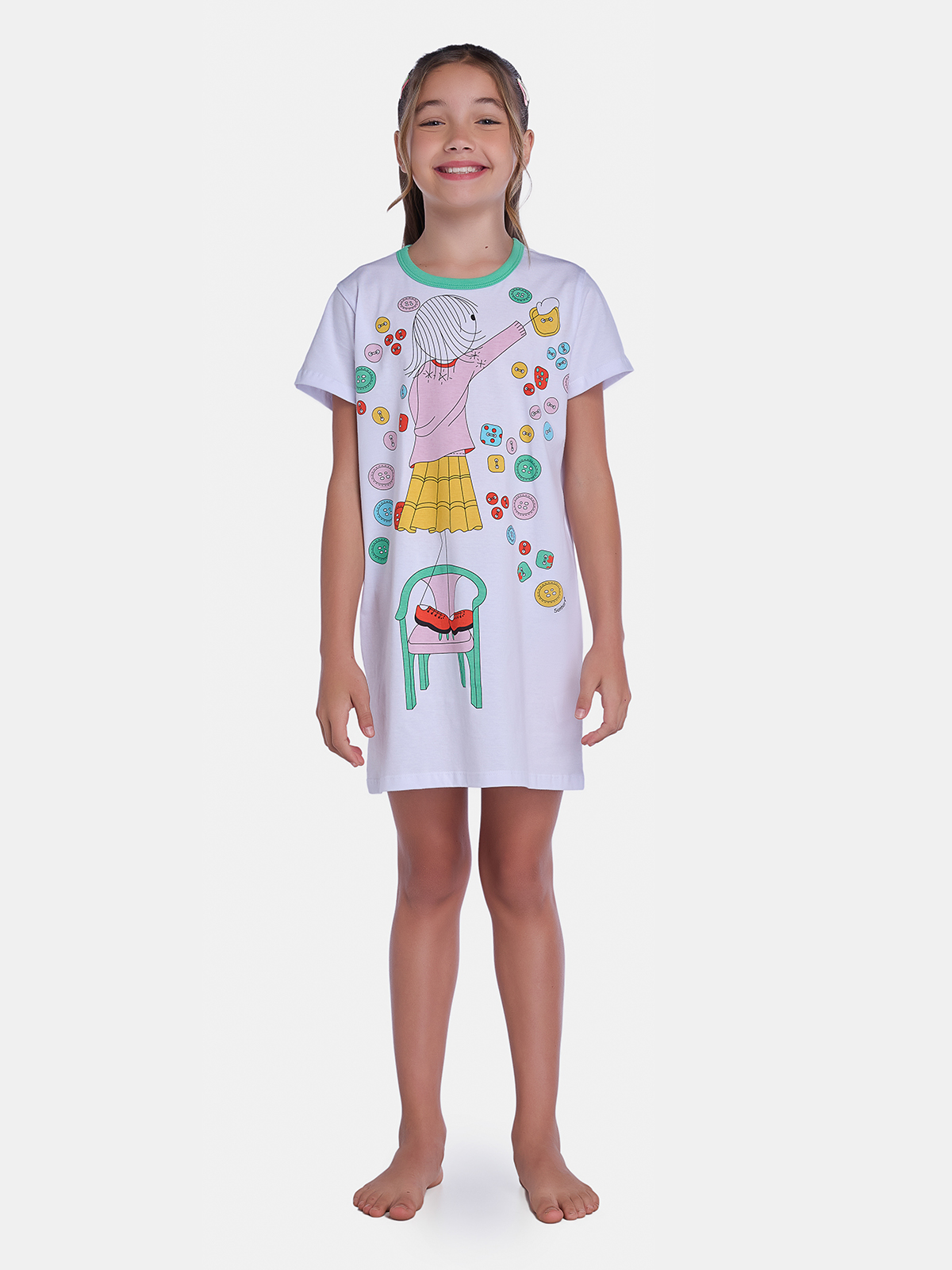 Camisão Manga Curta