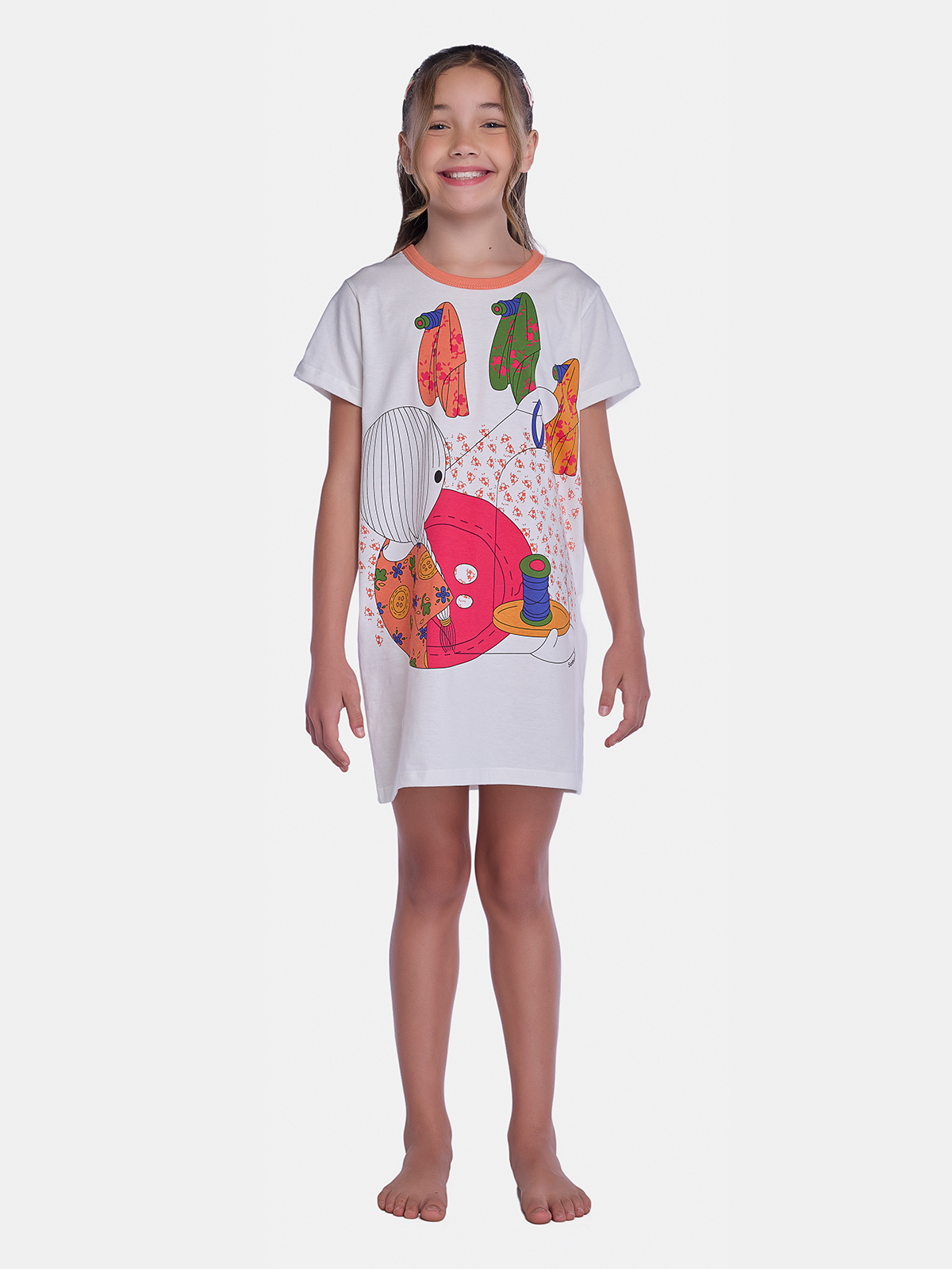 Camisão Manga Curta