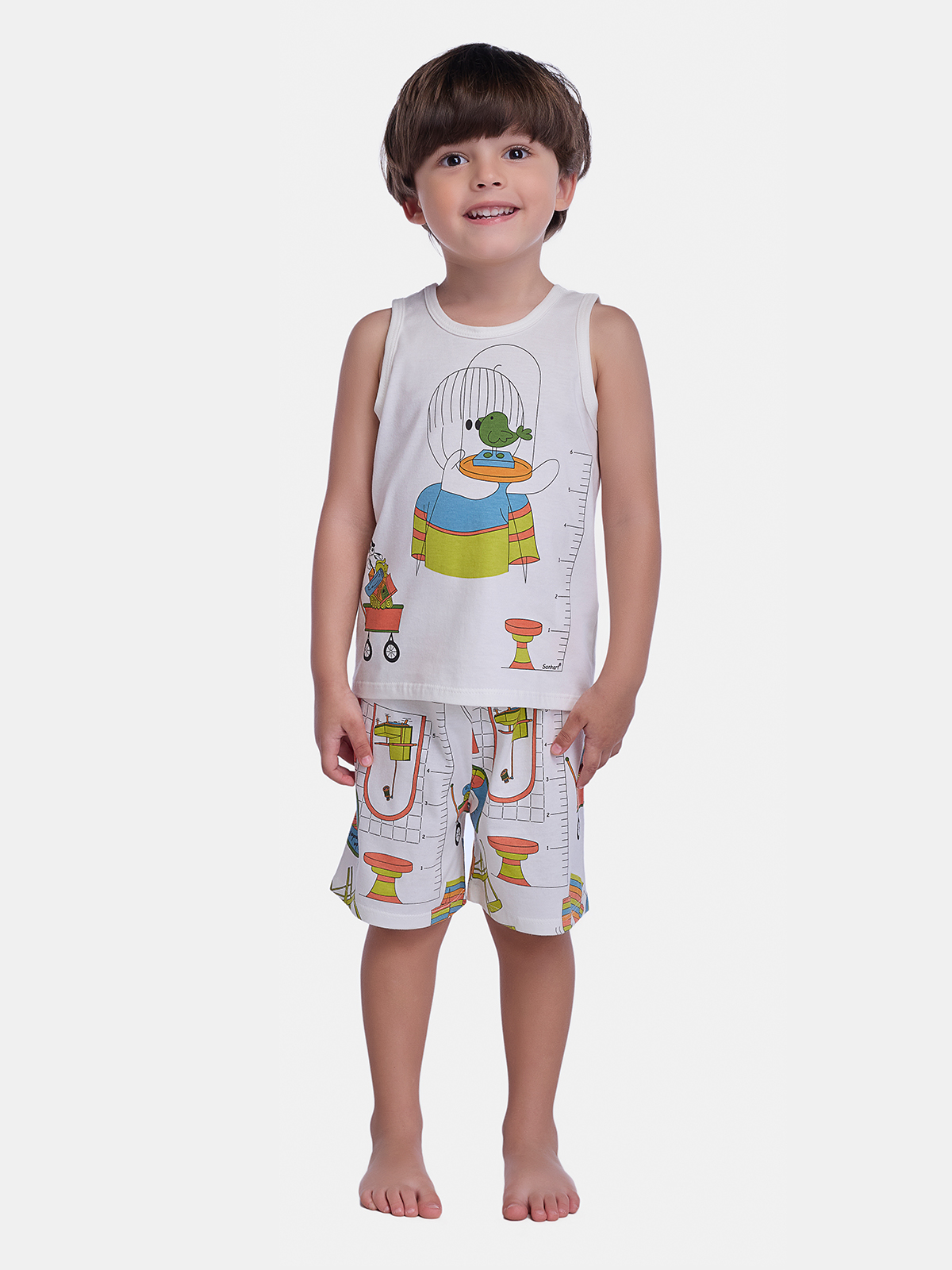 Pijama Regata e Bermuda