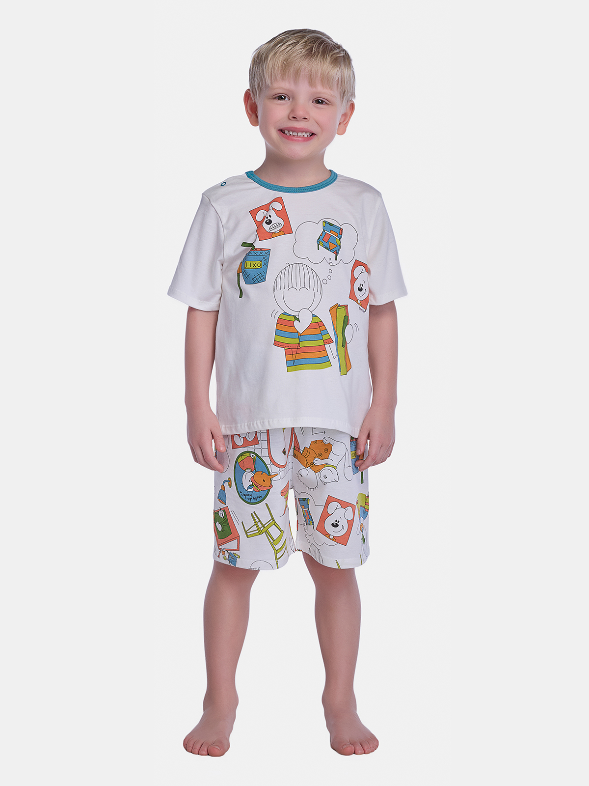 Pijama Camiseta e Bermuda