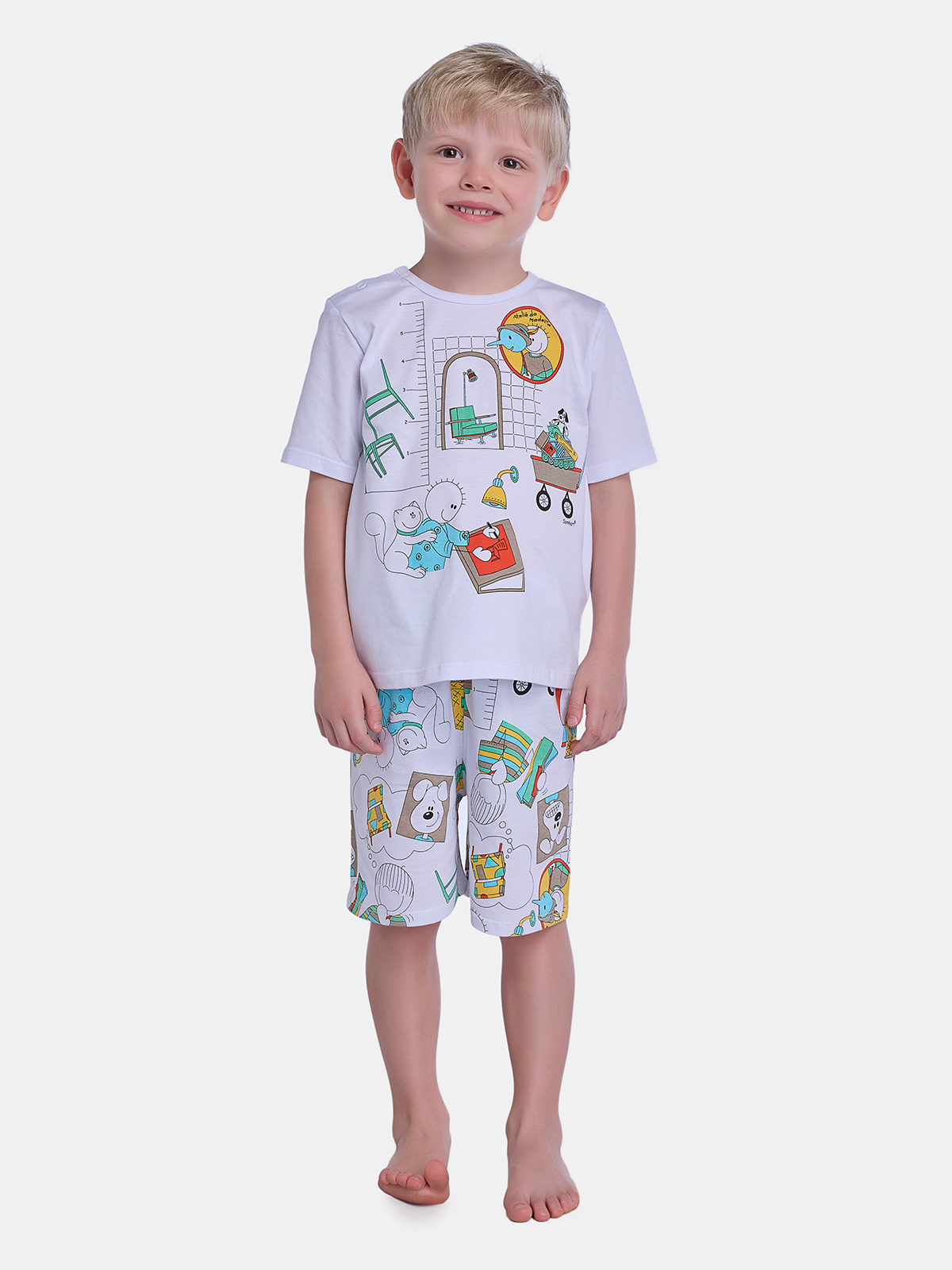 Pijama Camiseta e Bermuda