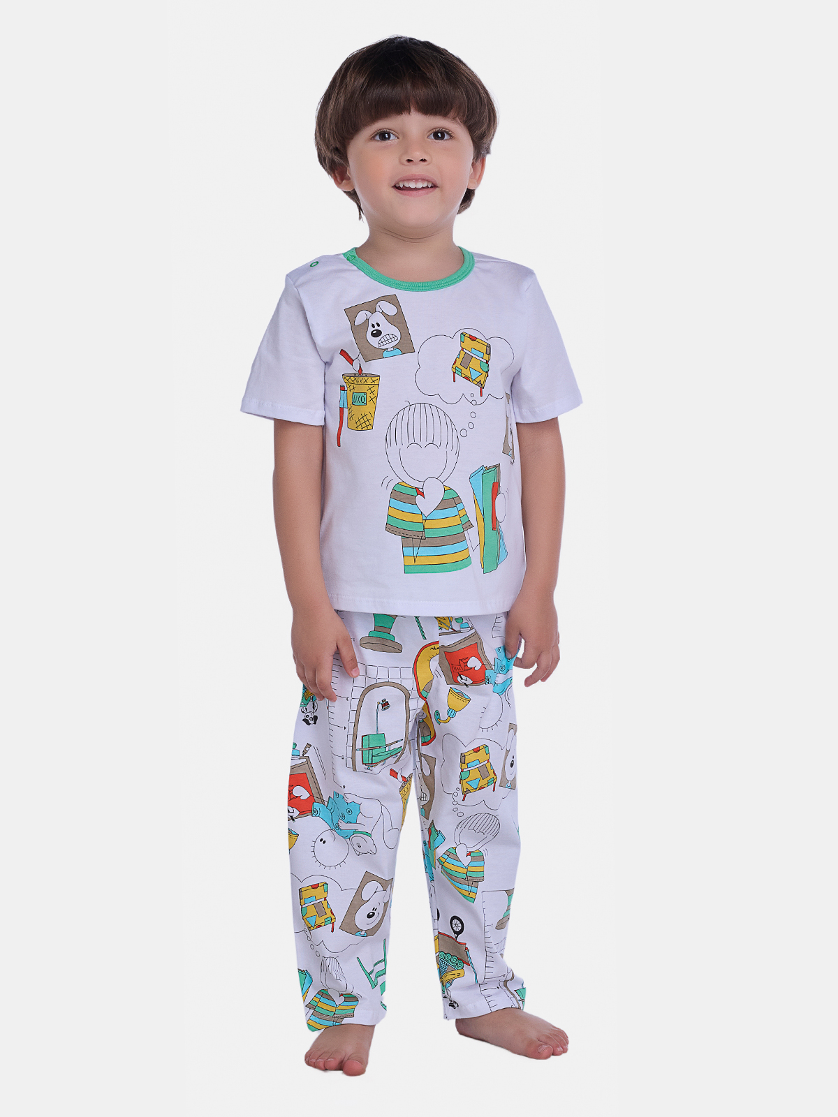 Pijama Camiseta e Calça