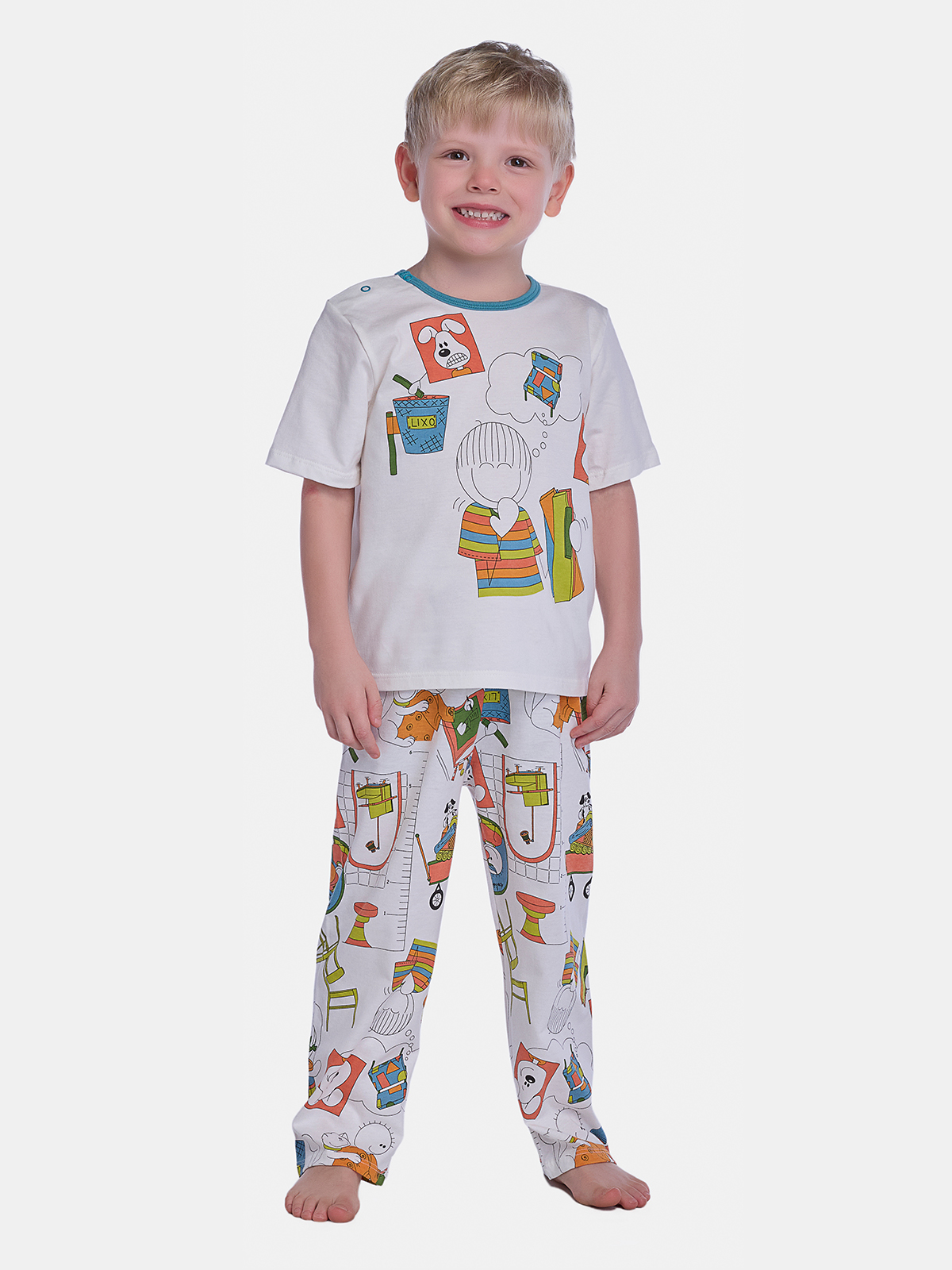 Pijama Camiseta e Calça