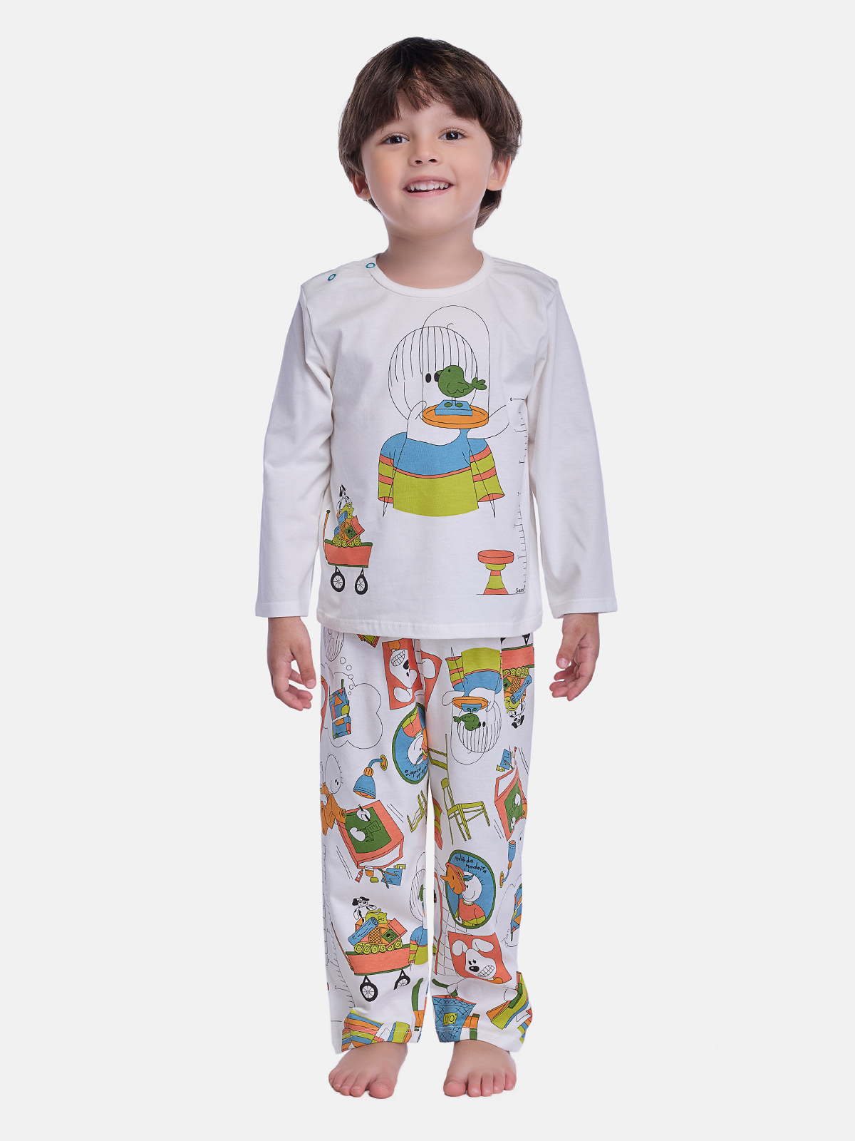 Pijama Camiseta e Calça