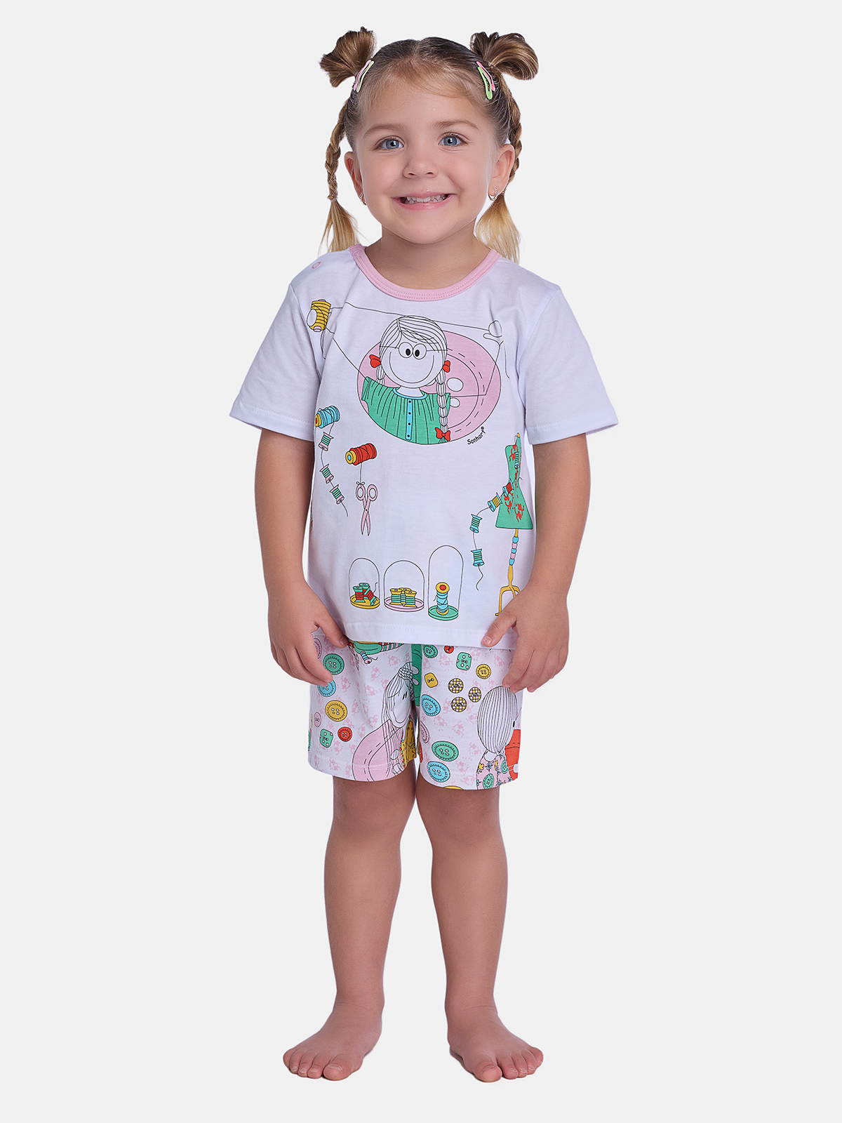 Pijama Camisete e Short