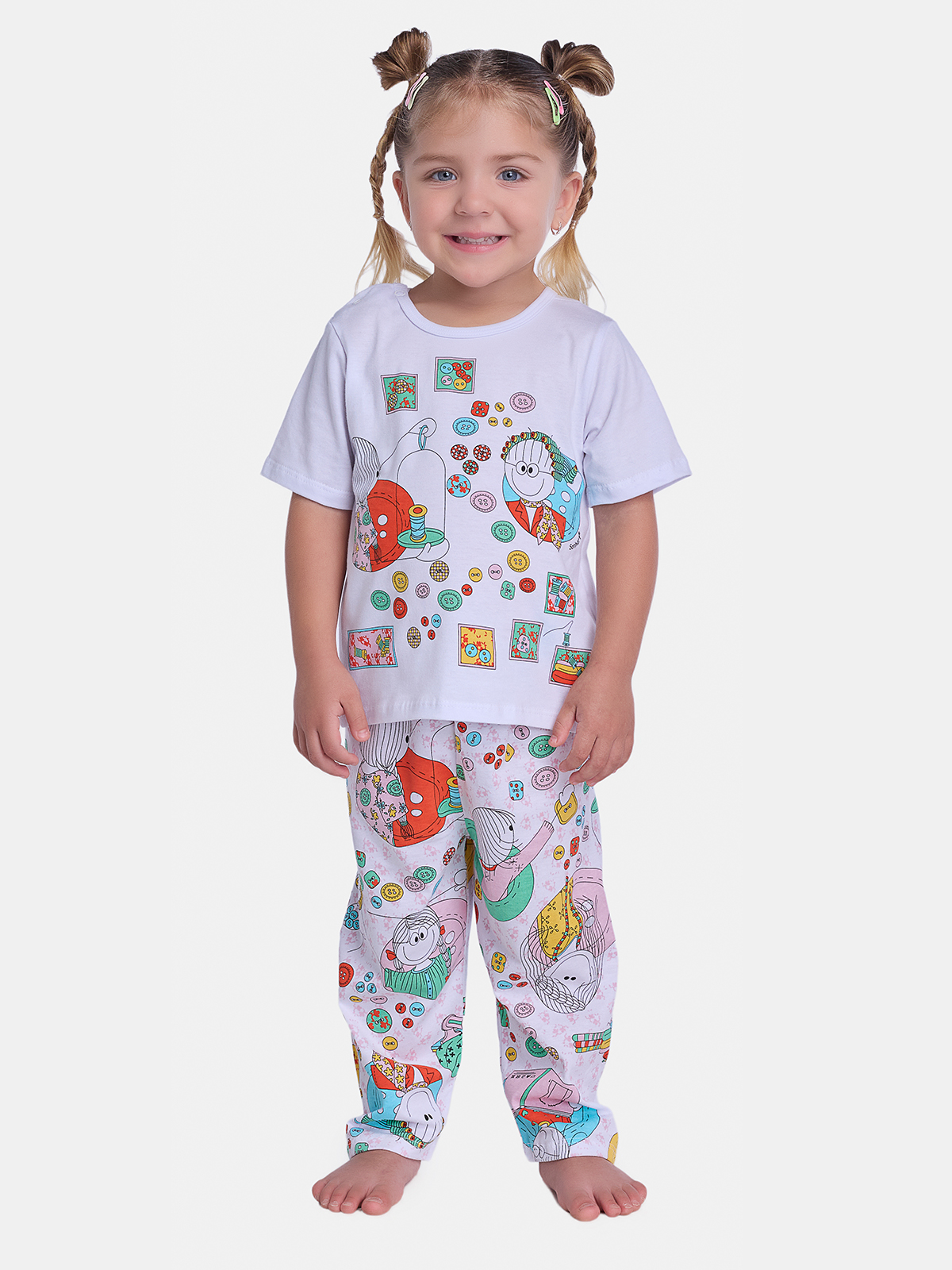 Pijama Camisete e Calça