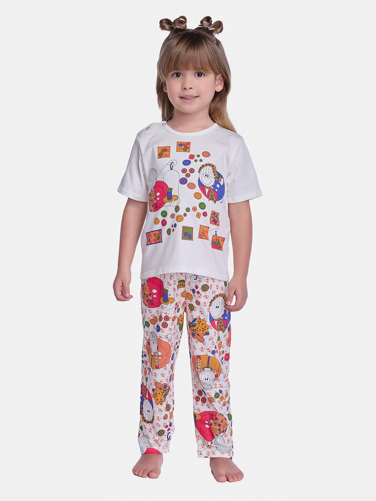 Pijama Camisete e Calça