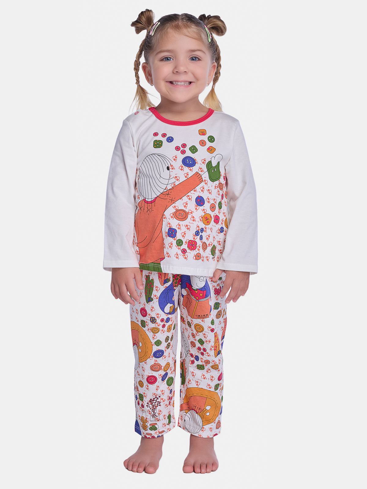 Pijama Manga Longa e Calça