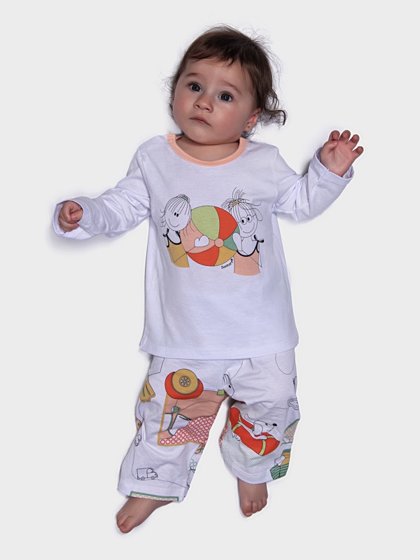 Pijama Manga Longa e Calça